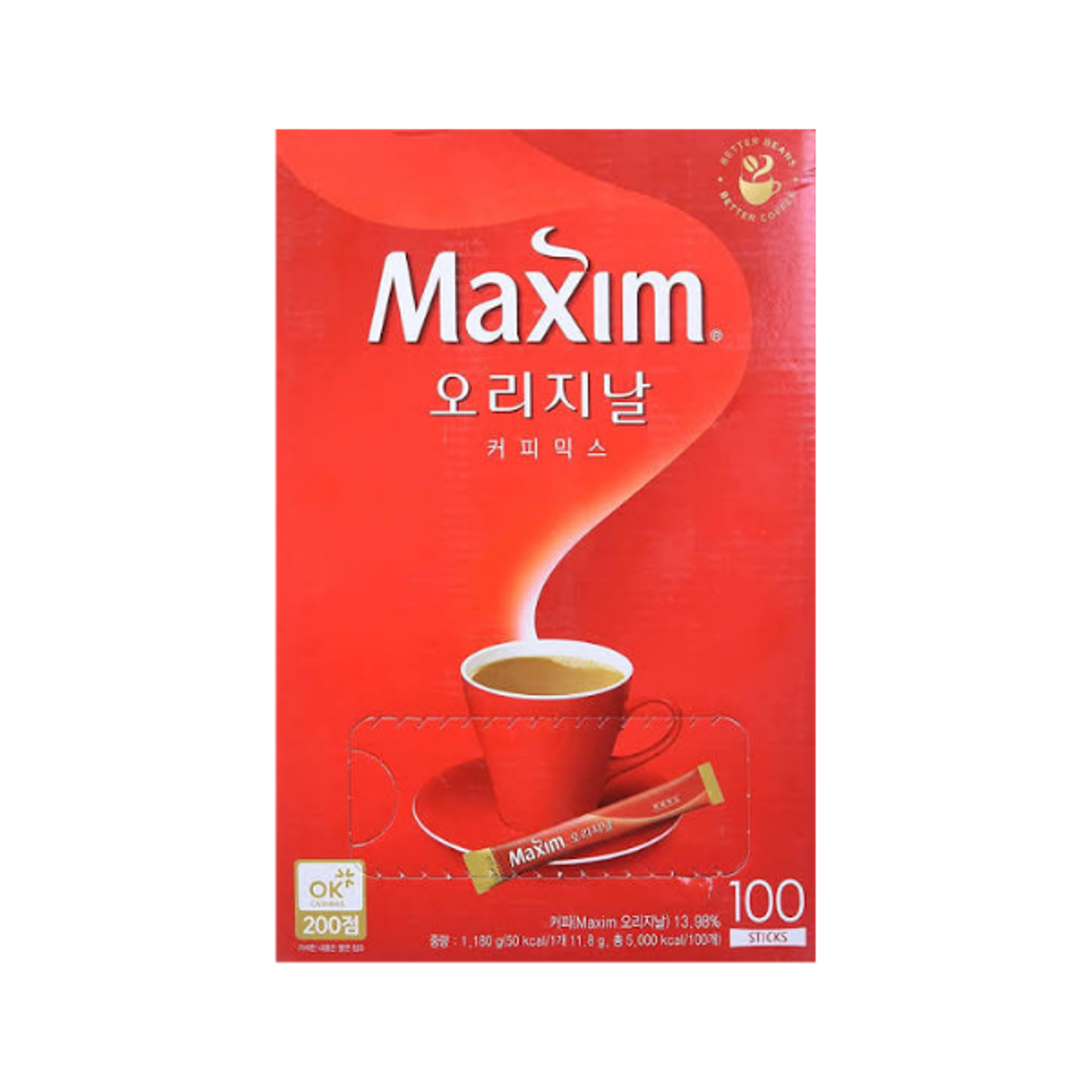 MAXIM Original Coffee Mix 100er | Cremiger Instantkaffee mit perfekt abgestimmter Süße