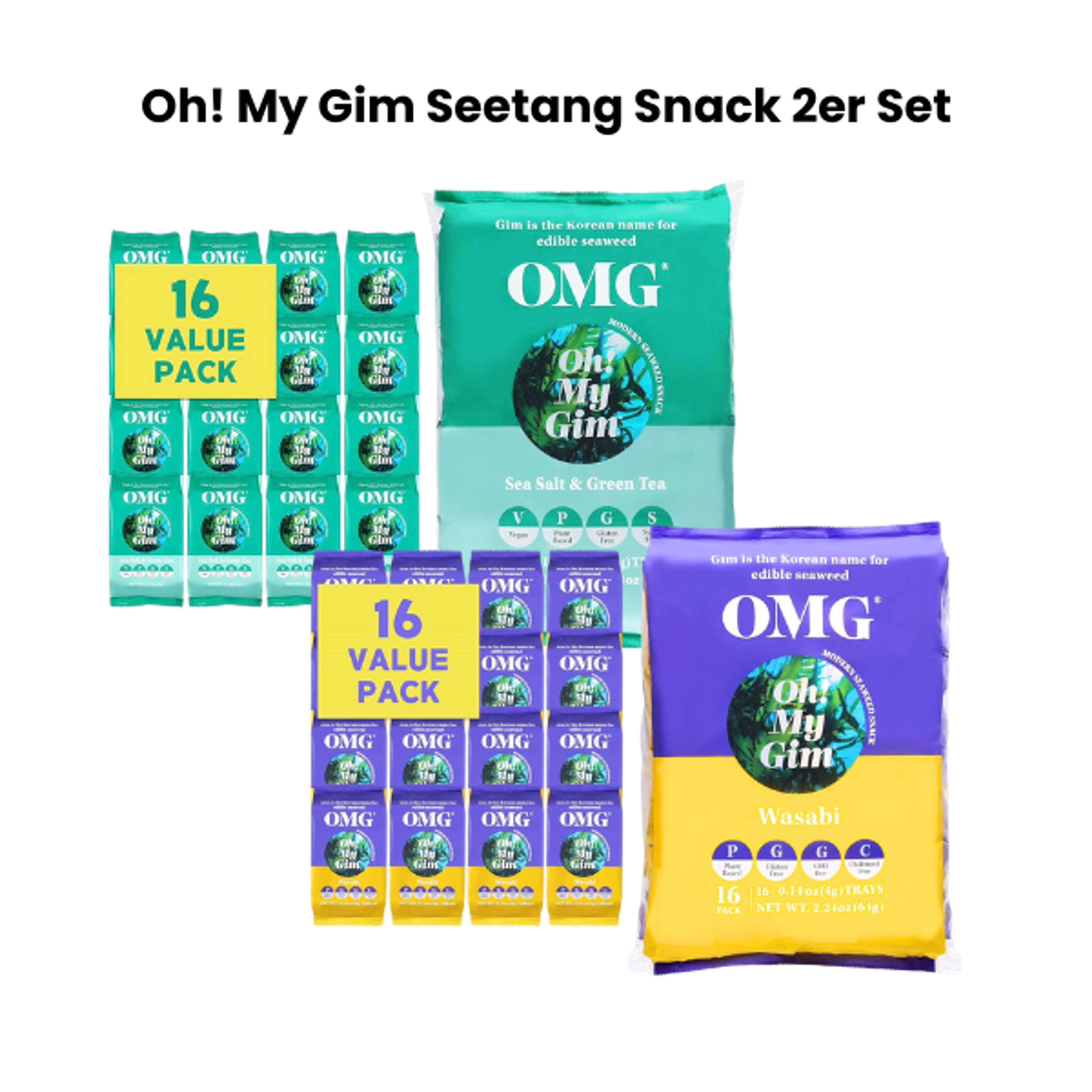 Oh! My Gim Seetang Snack 2er Set 