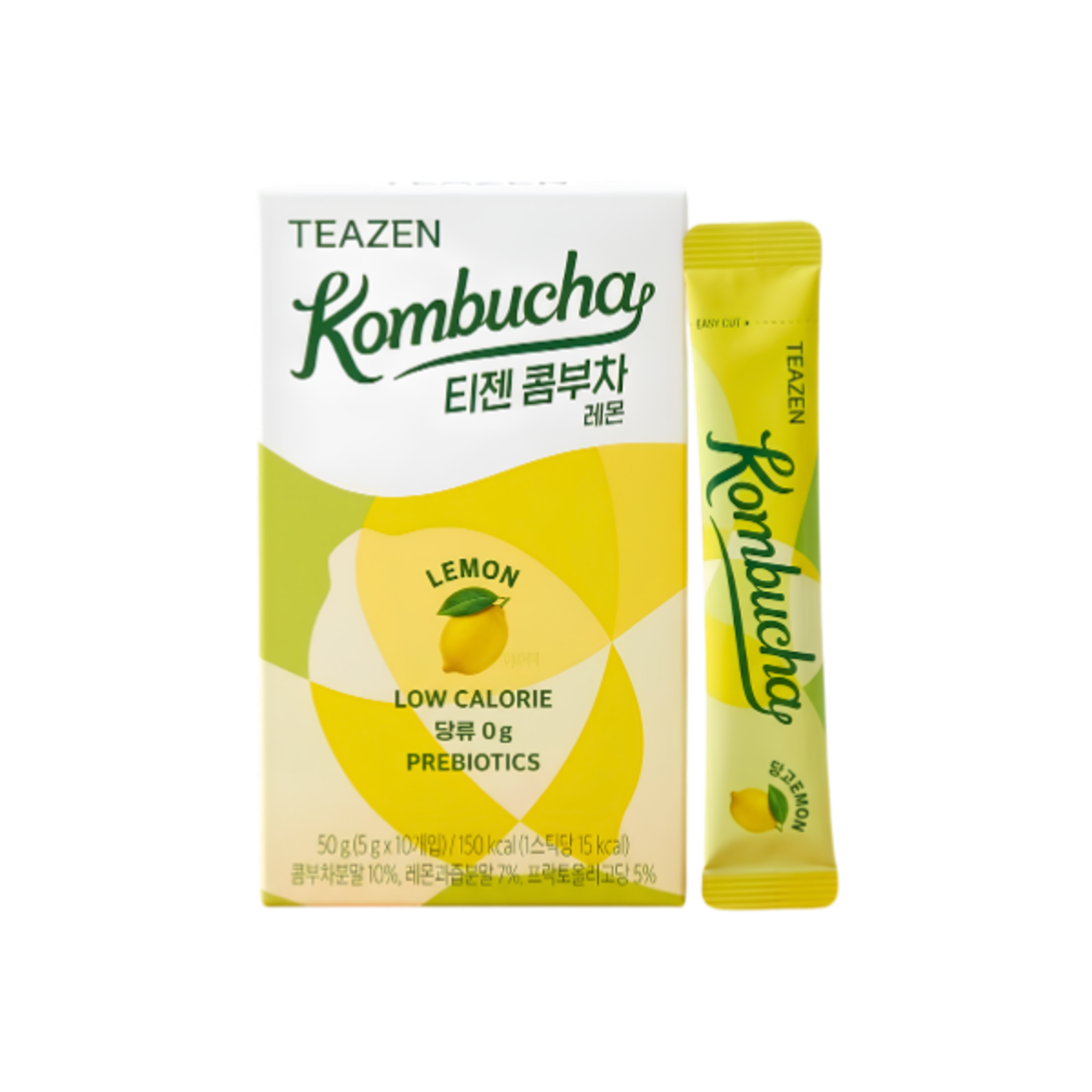 TEAZEN Kombucha Zitrone 50g | 15 kcal & Zuckerfrei