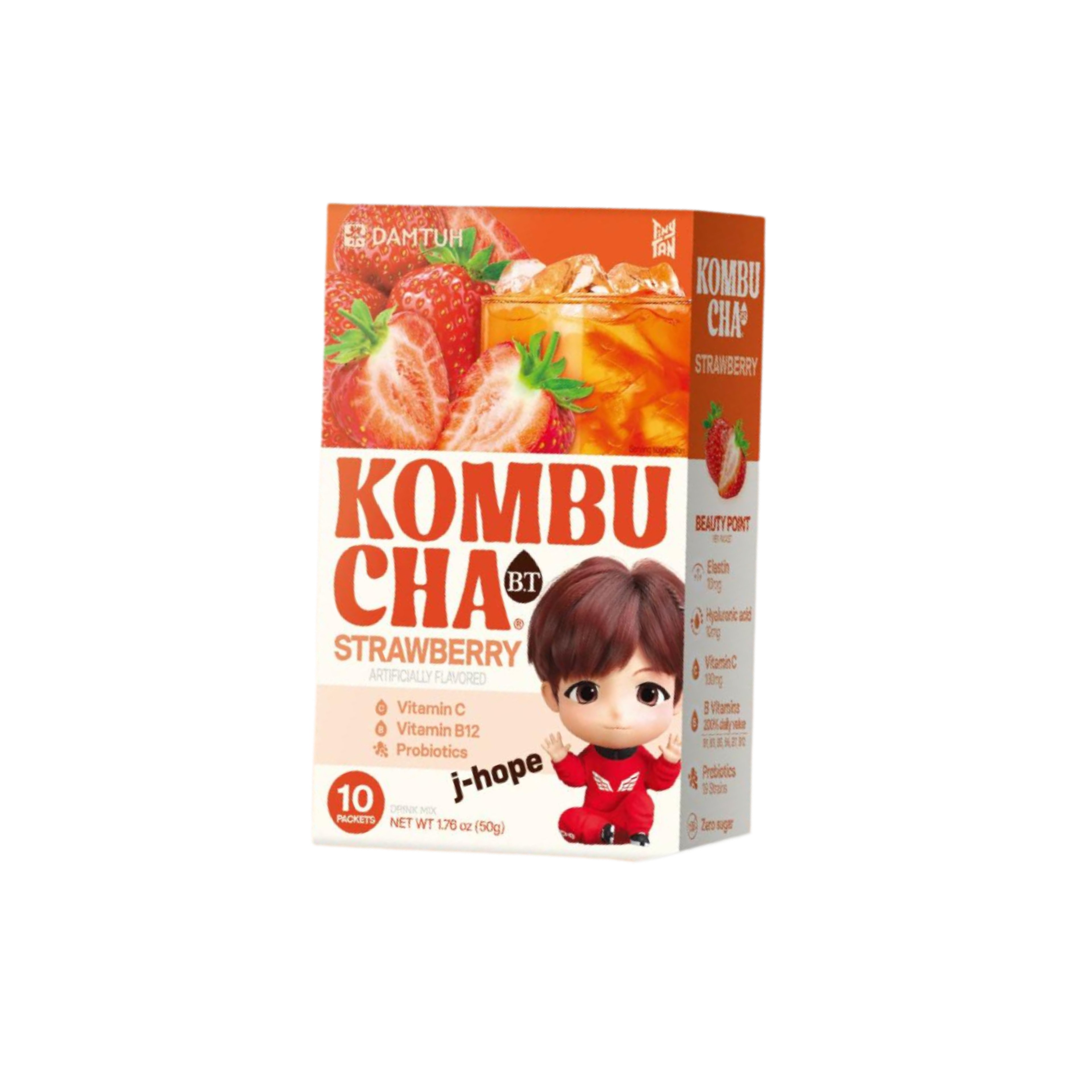 BTS X DAMTUH Kombucha Strawberry 10er Pack (50g)