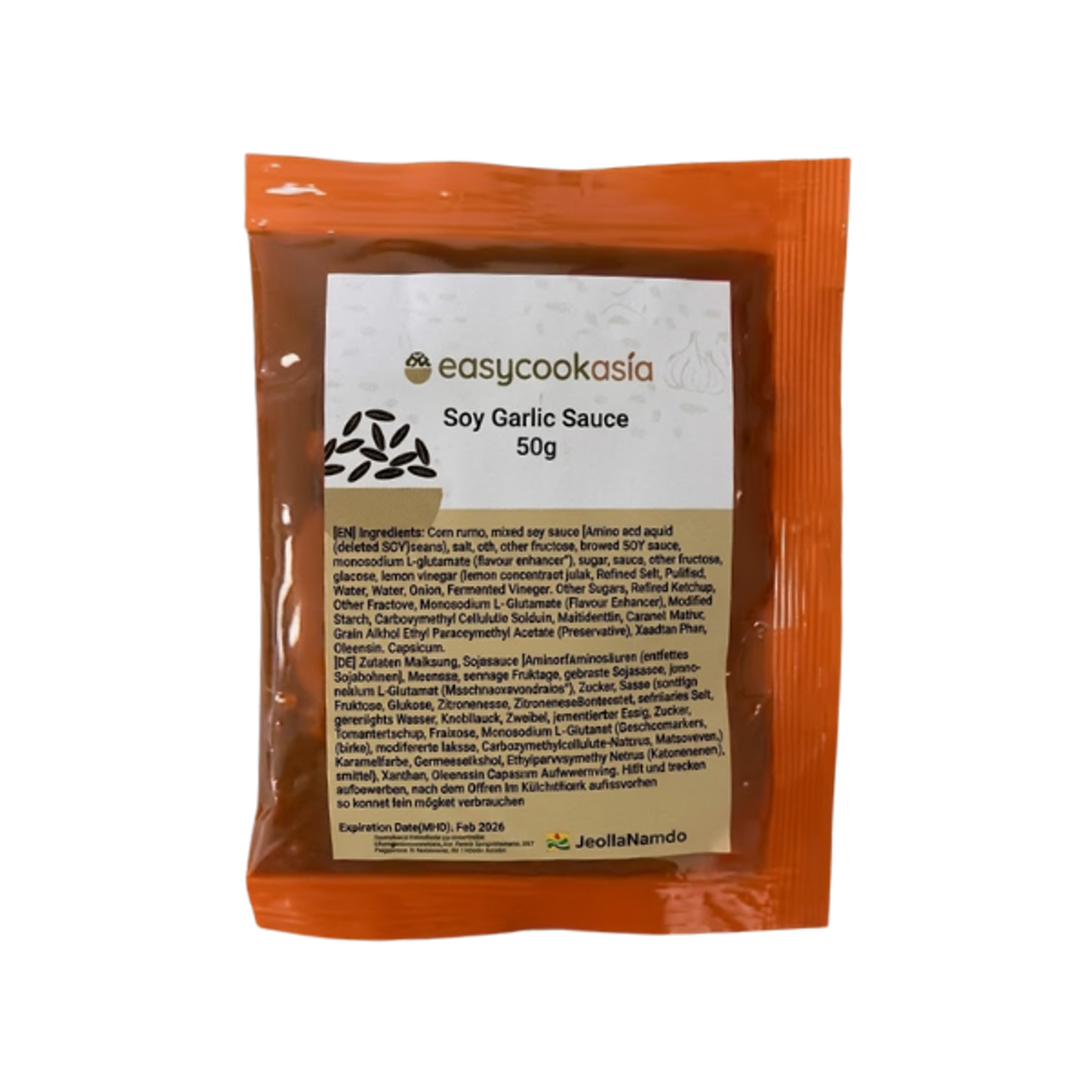 easycookasia Soy Garlic Sauce 50g | Koreanische Soja-Knoblauch-Sauce