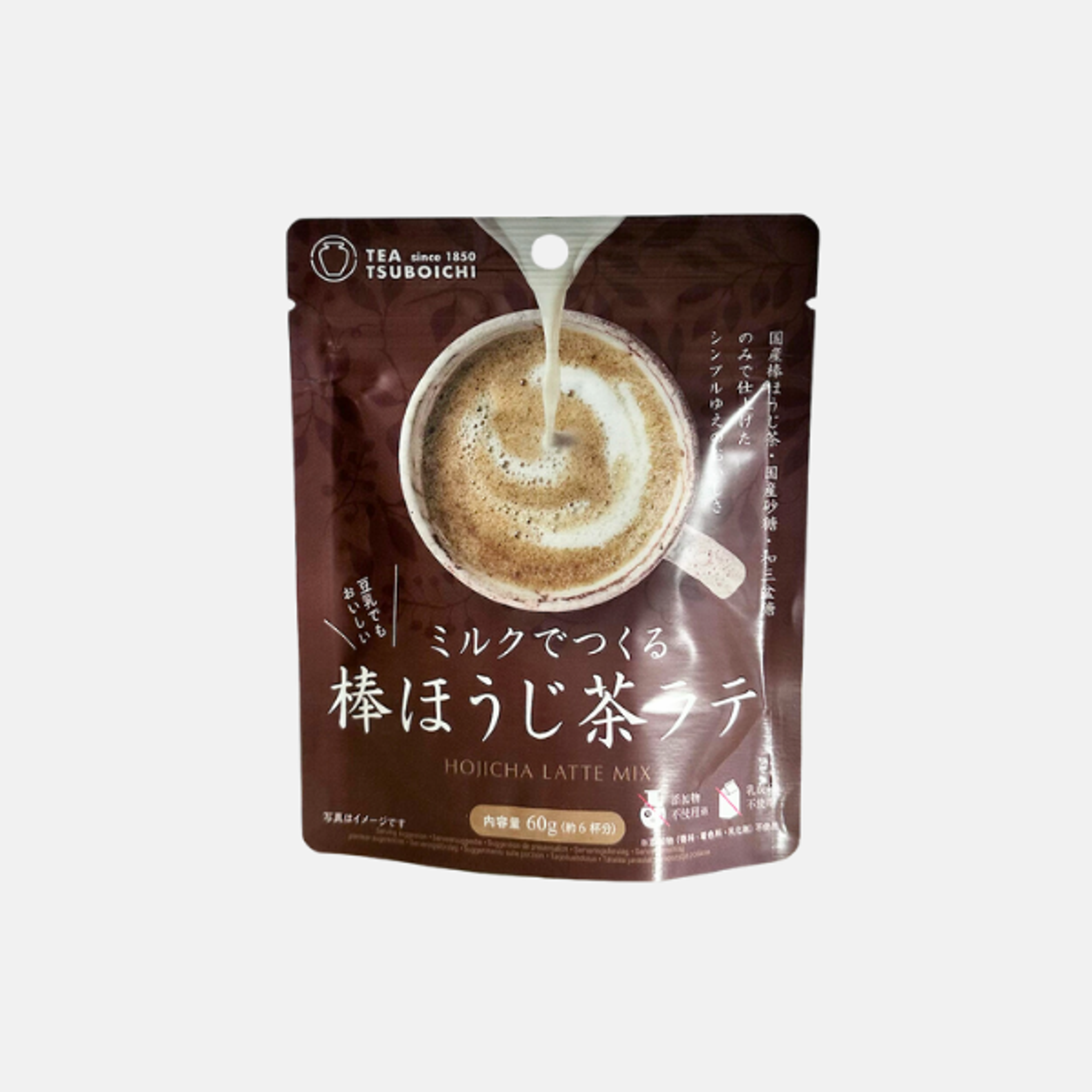 TSUBOICHI Hojicha Latte Mix 60g – Gerösteter japanischer Grüntee Latte