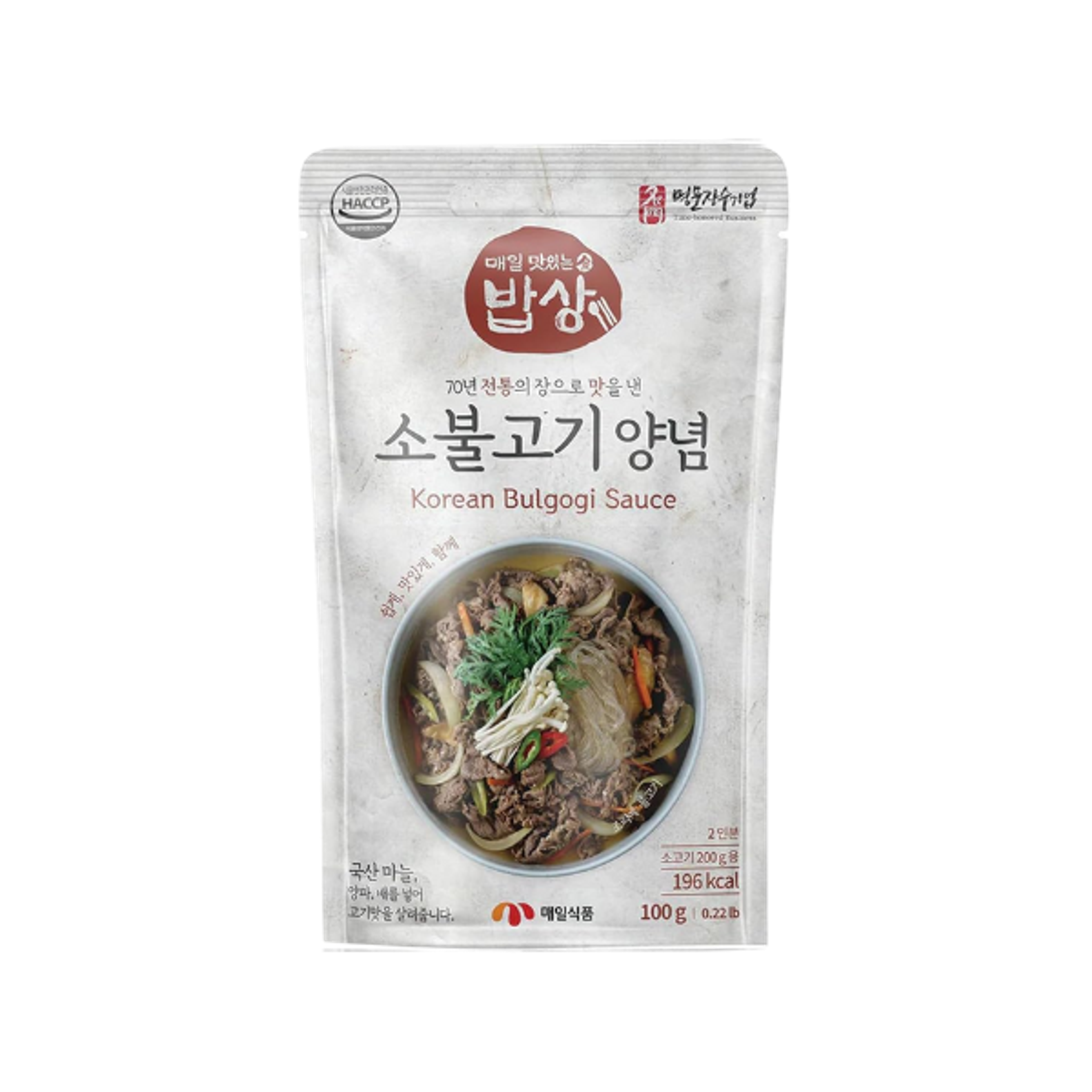 MAEIL Bapsang Korean Bulgogi Sauce 100 g | Würzige koreanische Marinade für traditionelles Bulgogi