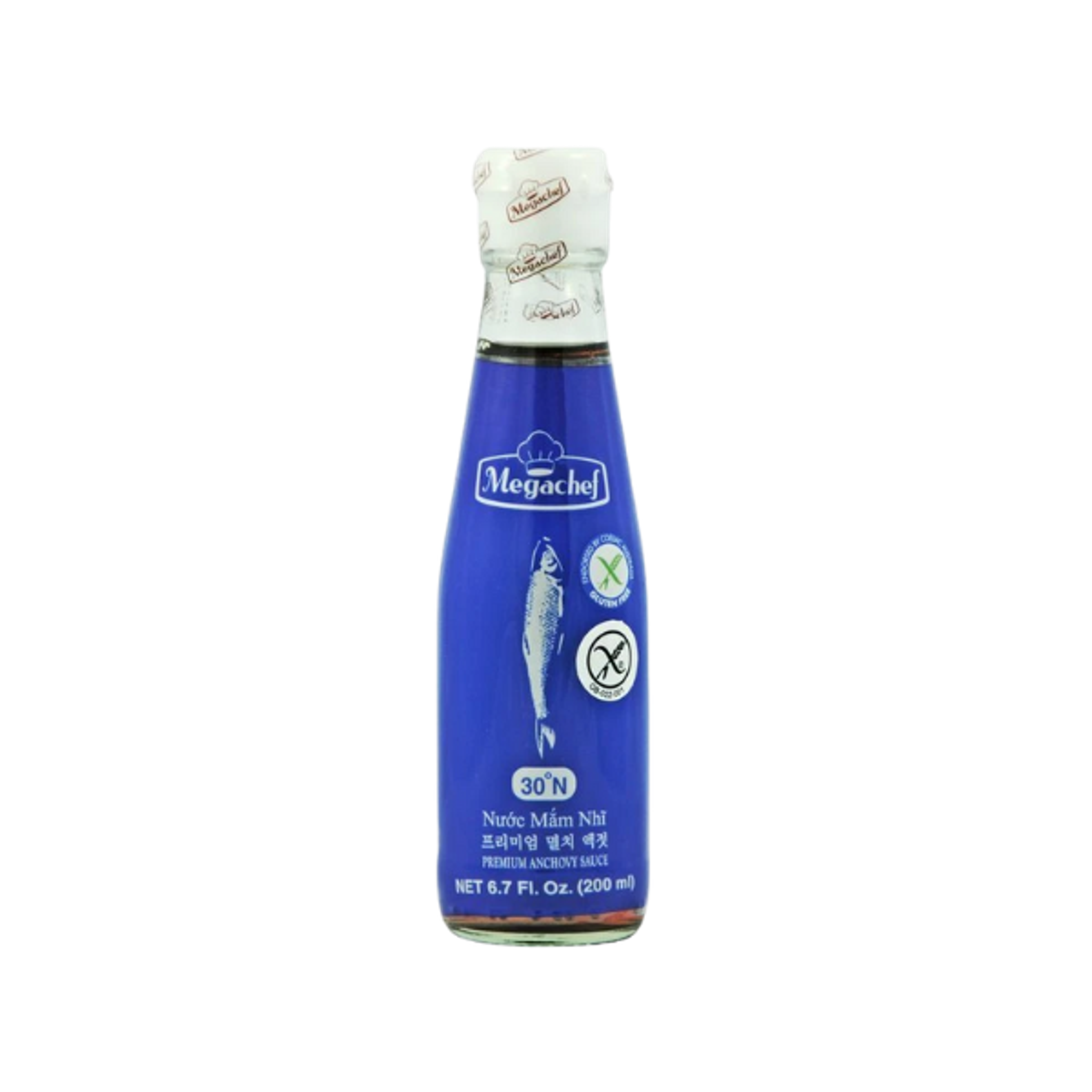 MEGACHEF Premium Anchovy Sauce 200 ml | Natürlich fermentierte vietnamesische Sardellen-Fischsoße