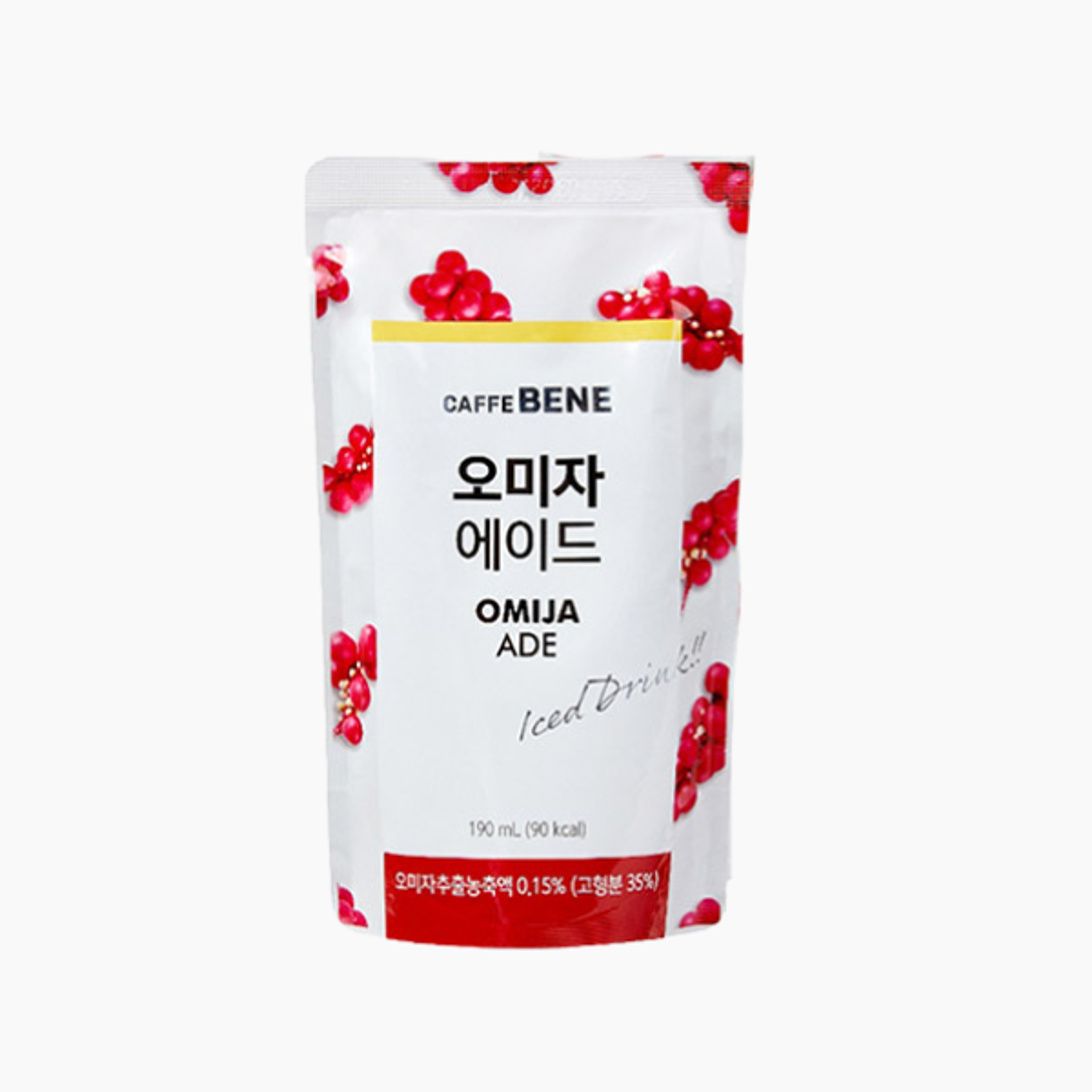 CAFFE BENE Omija Ade 190 ml | Spritziges Getränk mit Omija-Frucht