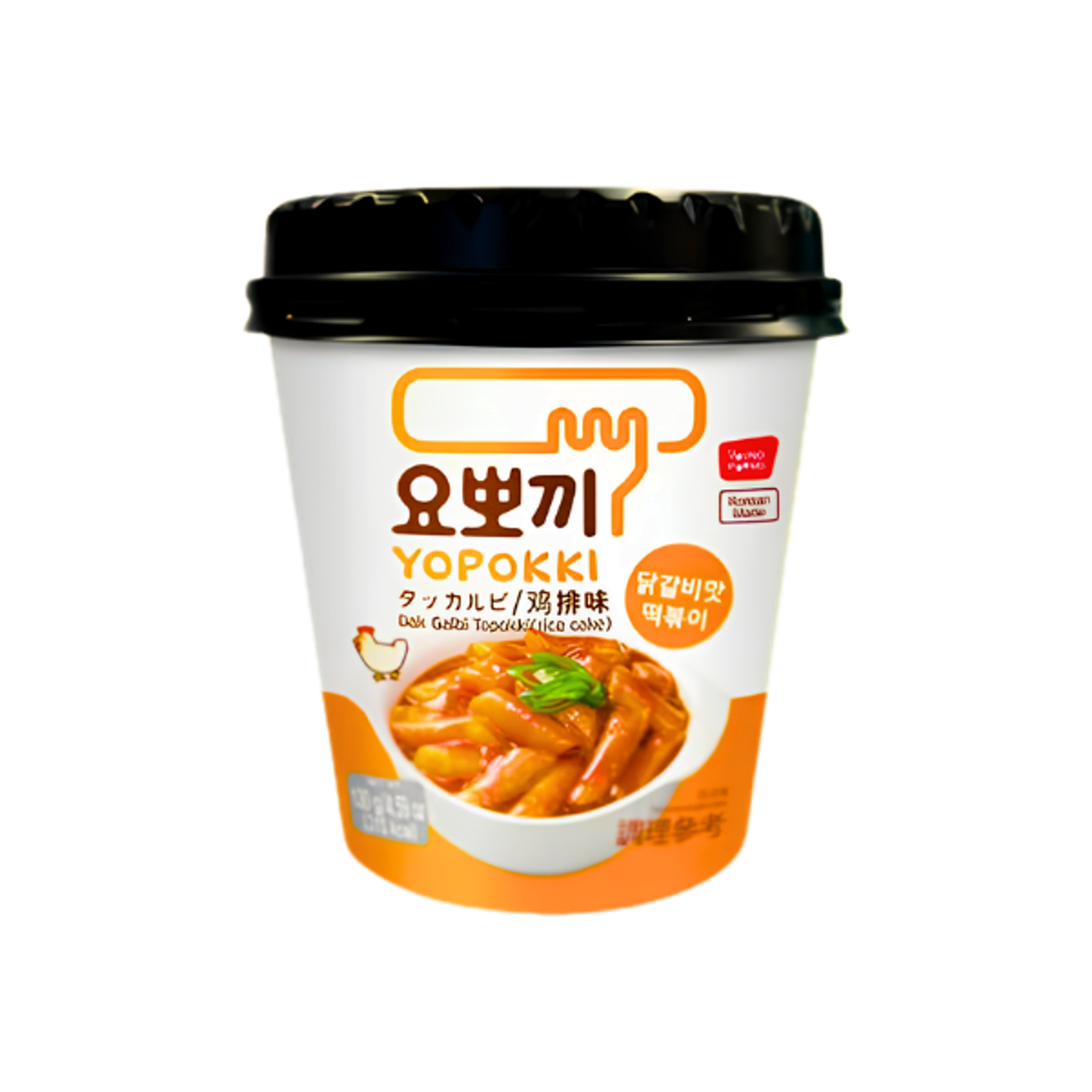 YOPOKKI Tteokbokki Dakgalbi 130g | Koreanische Reiskuchen würzig & herzhaft
