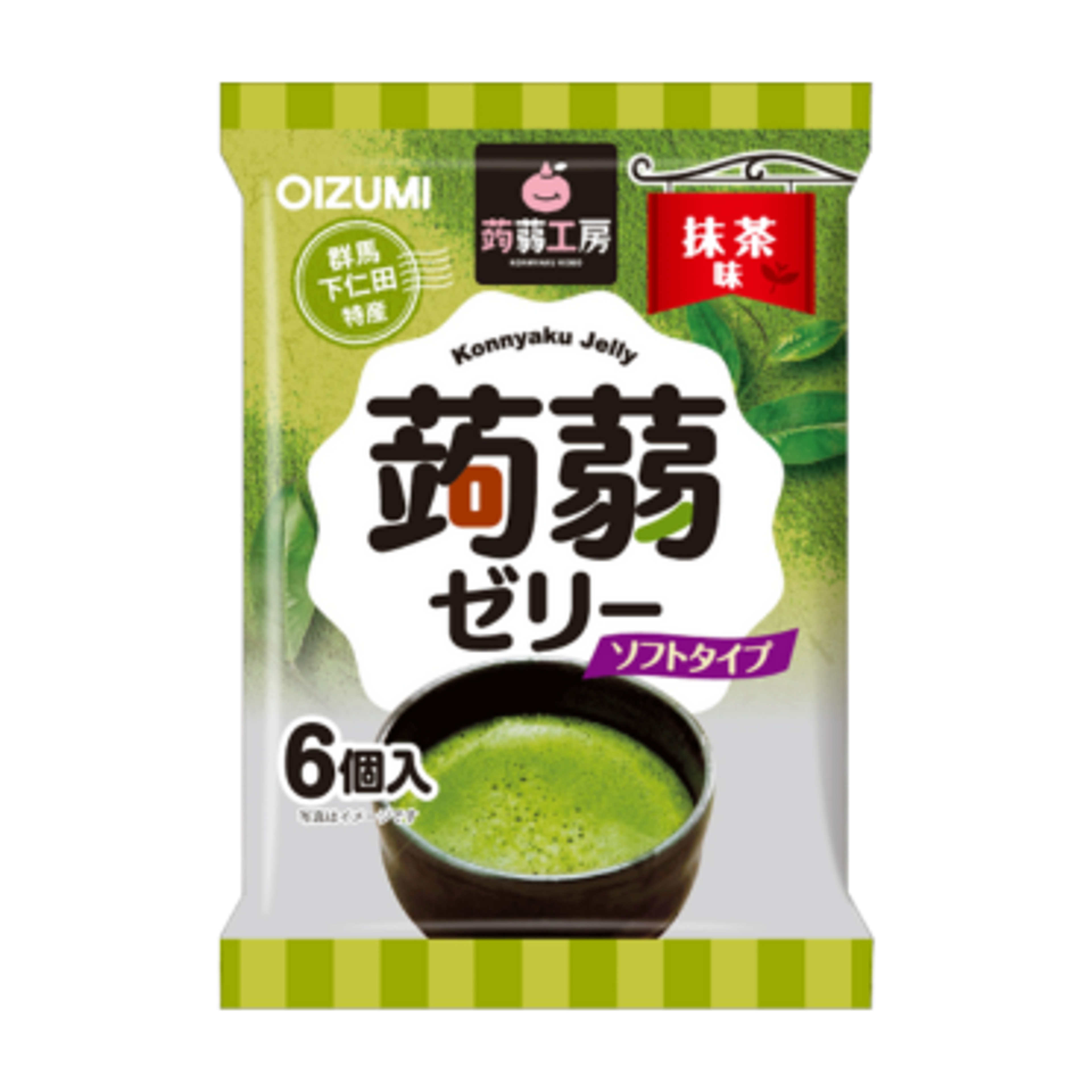 OIZUMI Konjak Jelly Matcha 106g - Kalorienarmer und gesunder Snack