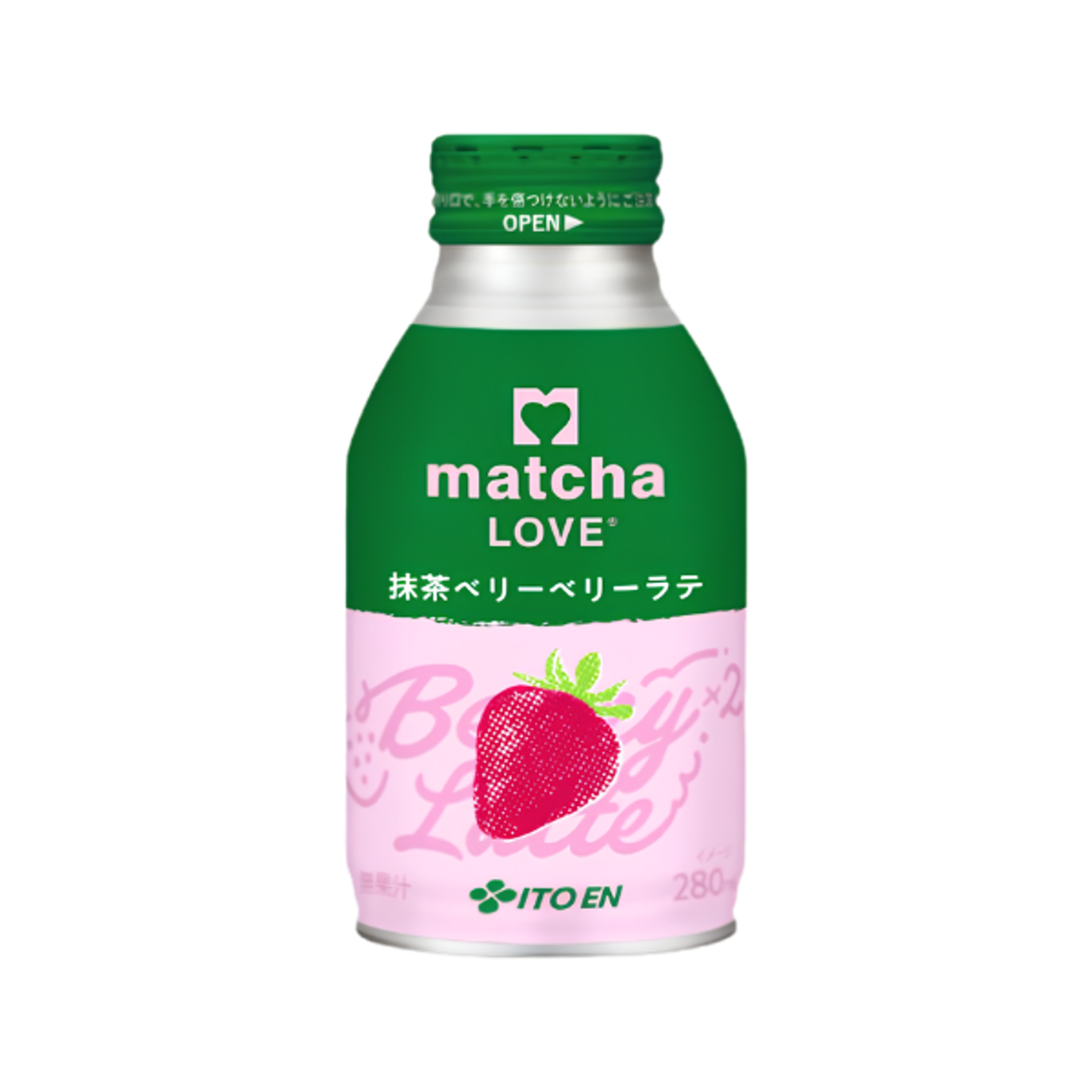 ITO EN Matcha Love Strawberry Latte 280g | Japanischer Matcha Latte