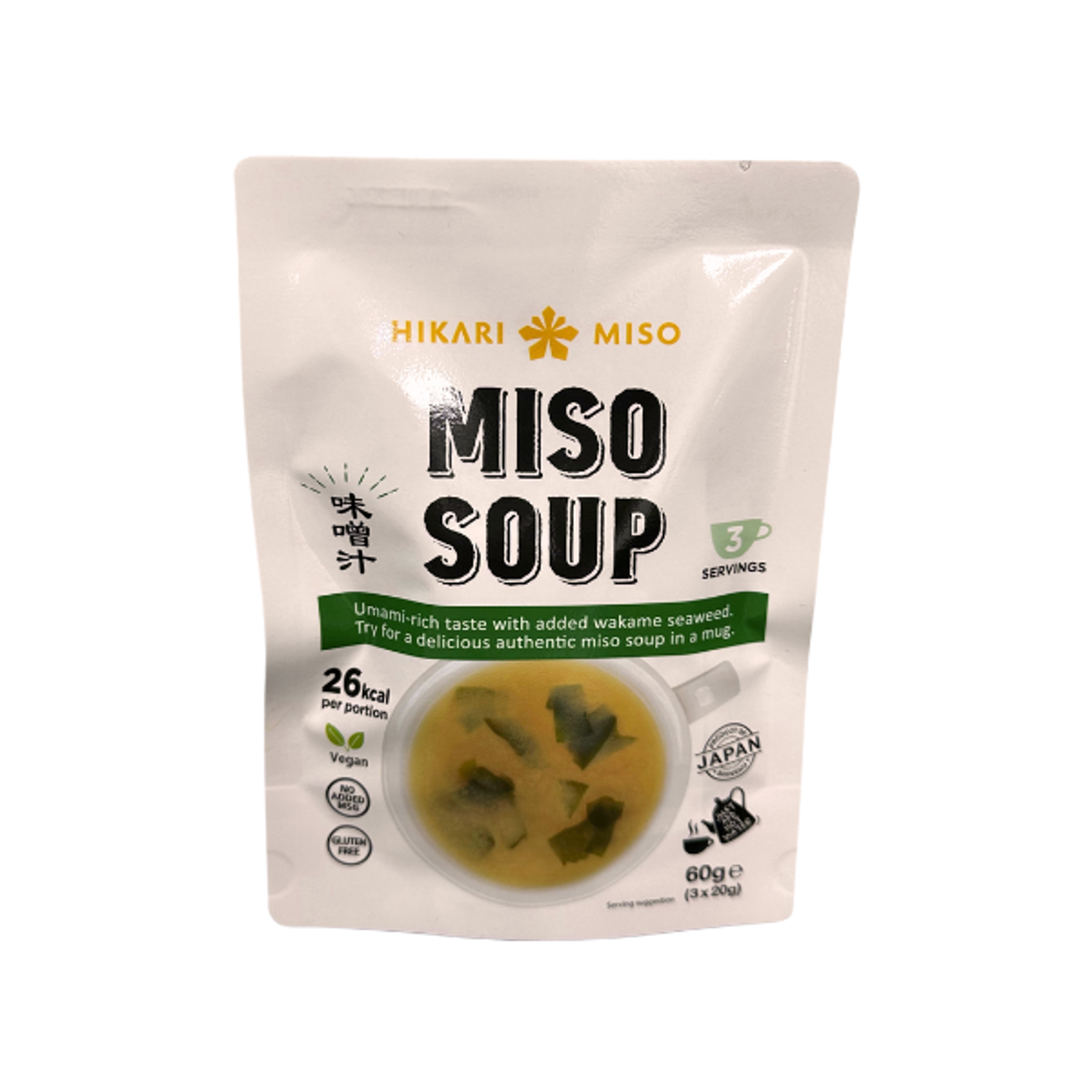 HIKARI Miso Suppe 3er 60g – Authentischer japanischer Genuss