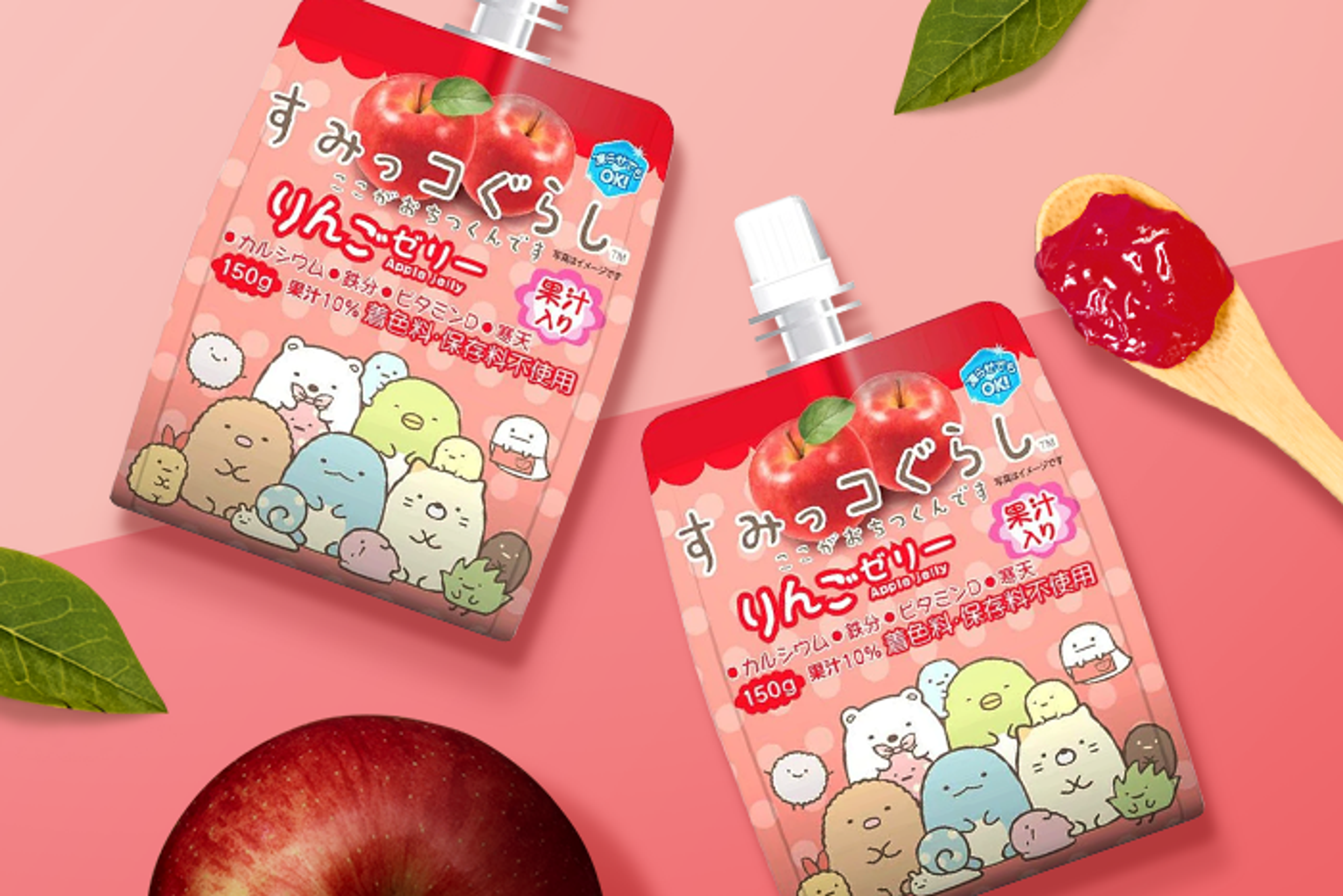 YOKOO SUMIKKO Sumikkogurashi Jelly Apfel 150g – Perfekt für Liebhaber japanischer Kultur