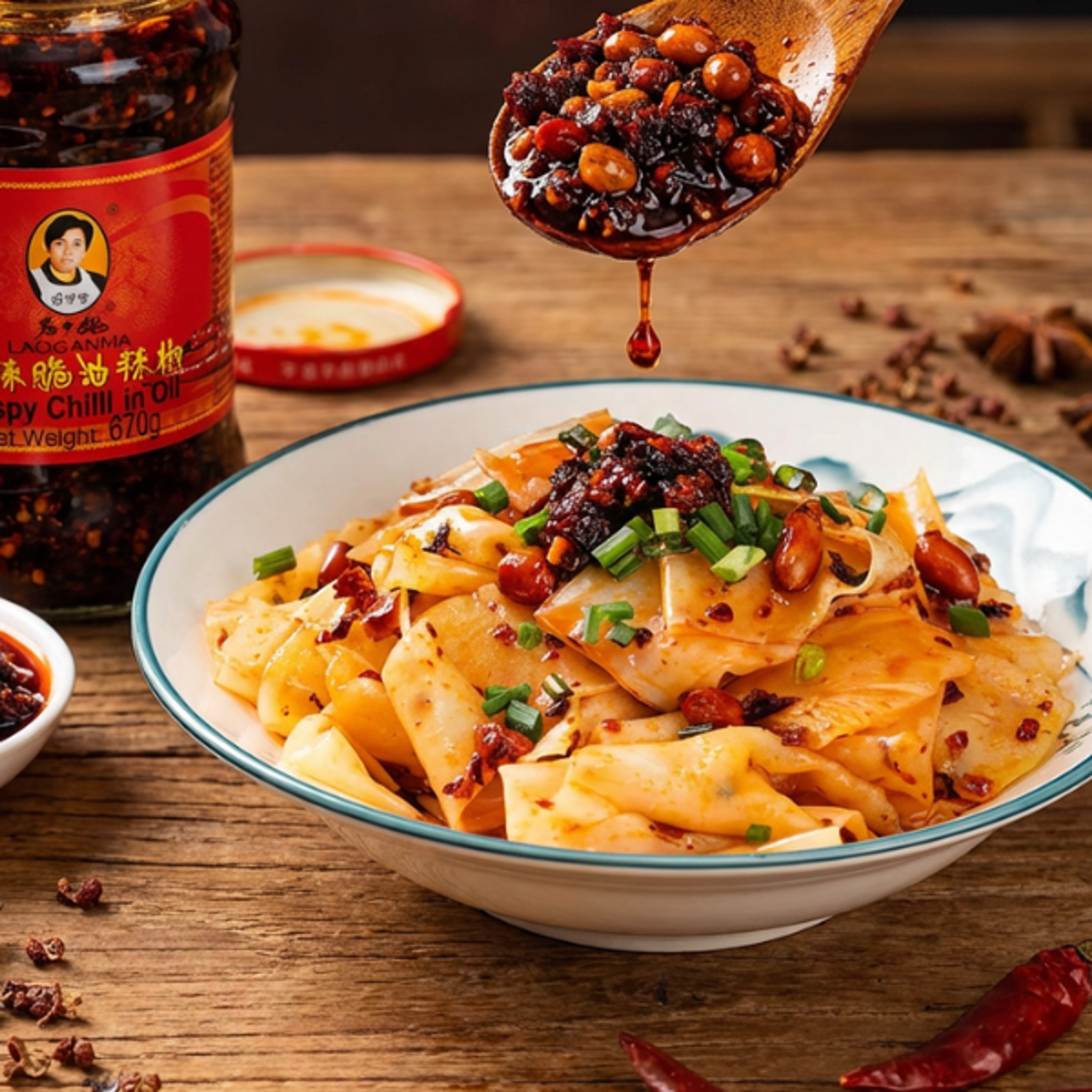 LAOGANMA Crispy Chilli in Oil 670g - Versatile Chinese Seasoning