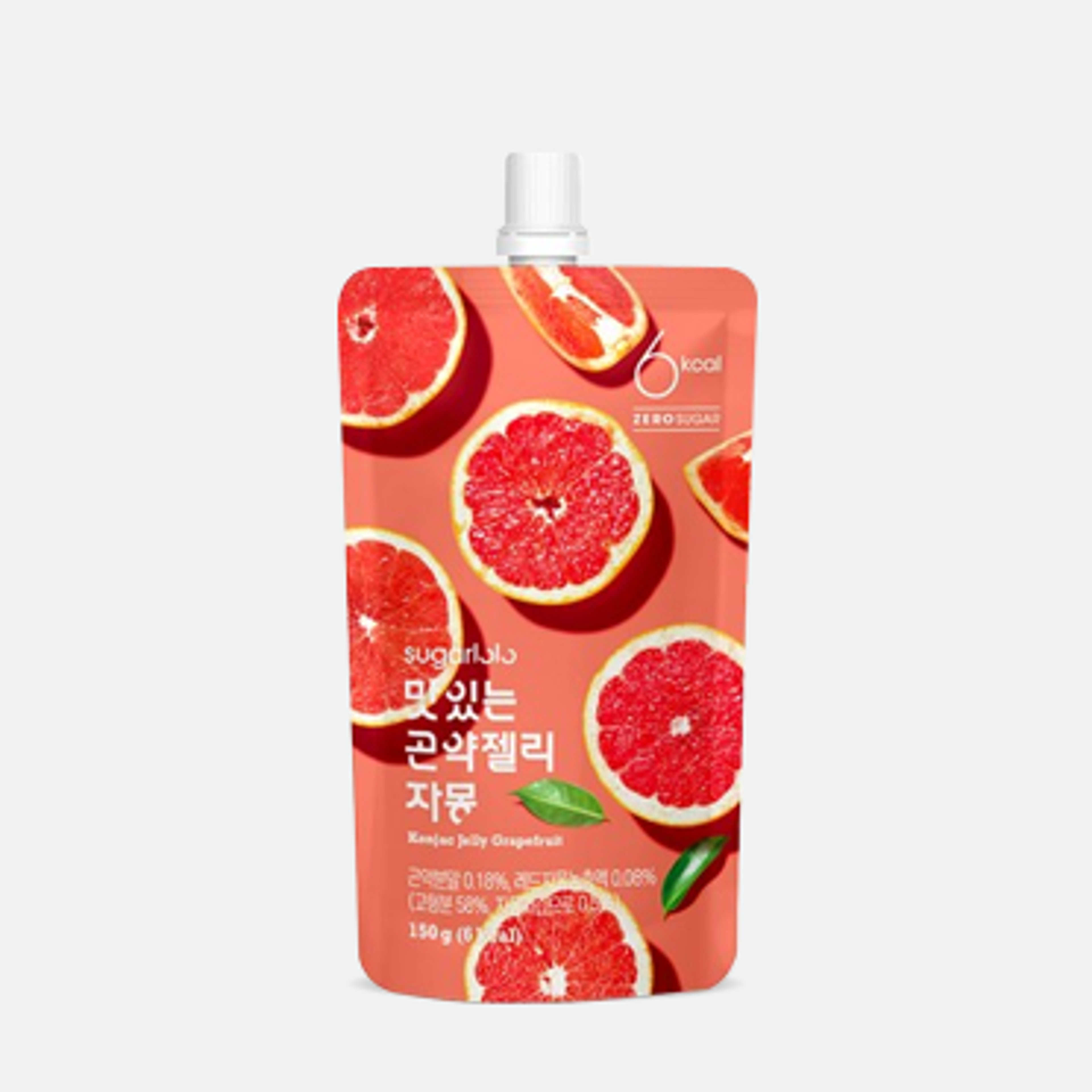 Intake Sugarlolo Konjac Jelly Grapefruit 150g - Vegan: Geeignet für eine pflanzliche Ernährungsweise.