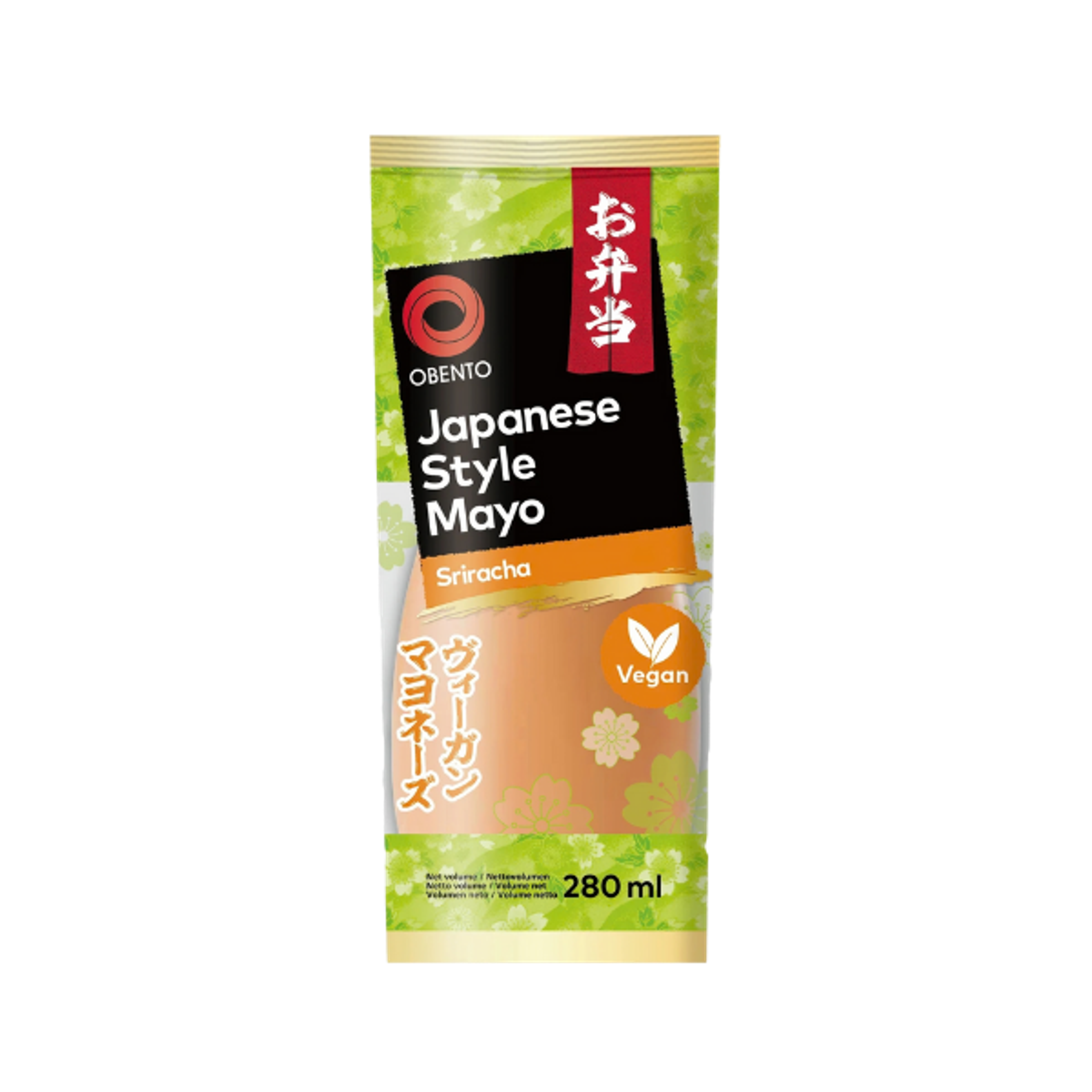 OBENTO Vegane Sriracha Mayo 280 ml | Japanische Style Mayo