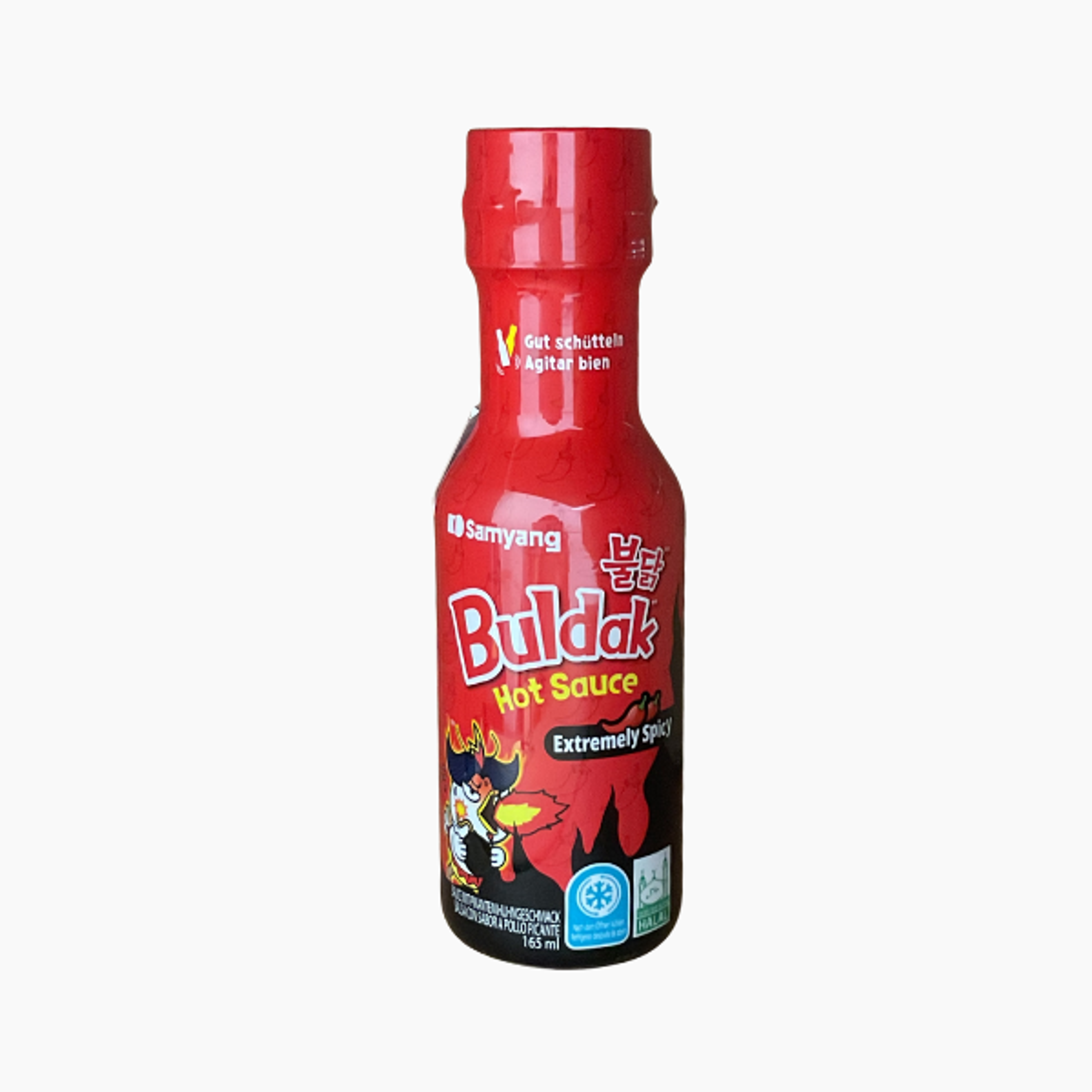 SAMYANG Buldak Hot Sauce Extremely Spicy 165ml | Feurige Chilisauce für koreanische Gerichte