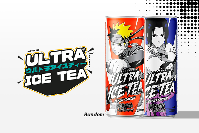 Naruto Ultra Ice Tea Peach Flavour Dose mit Naruto