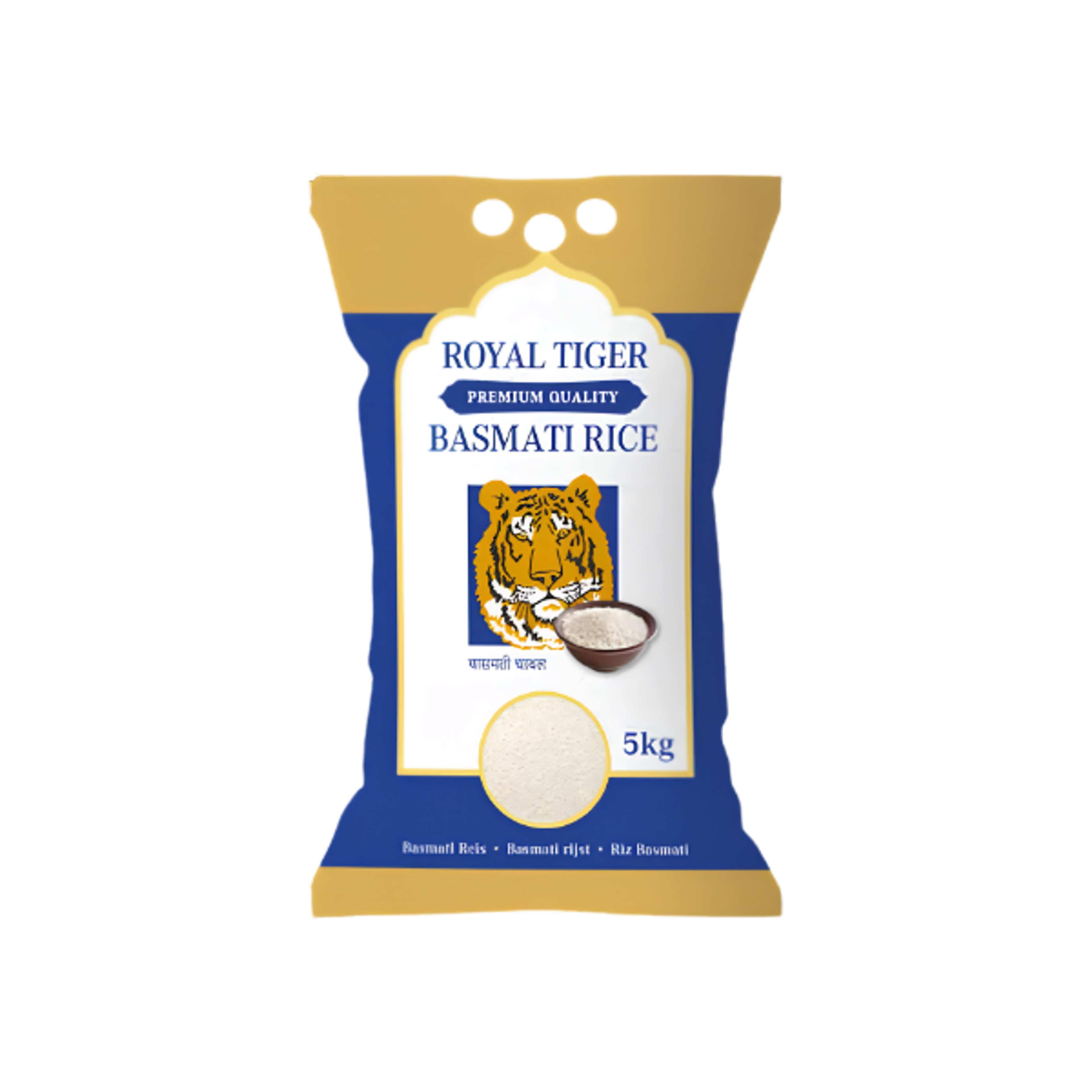 ROYALTIGER Basmati Reis 5kg | Aromatisch & Locker