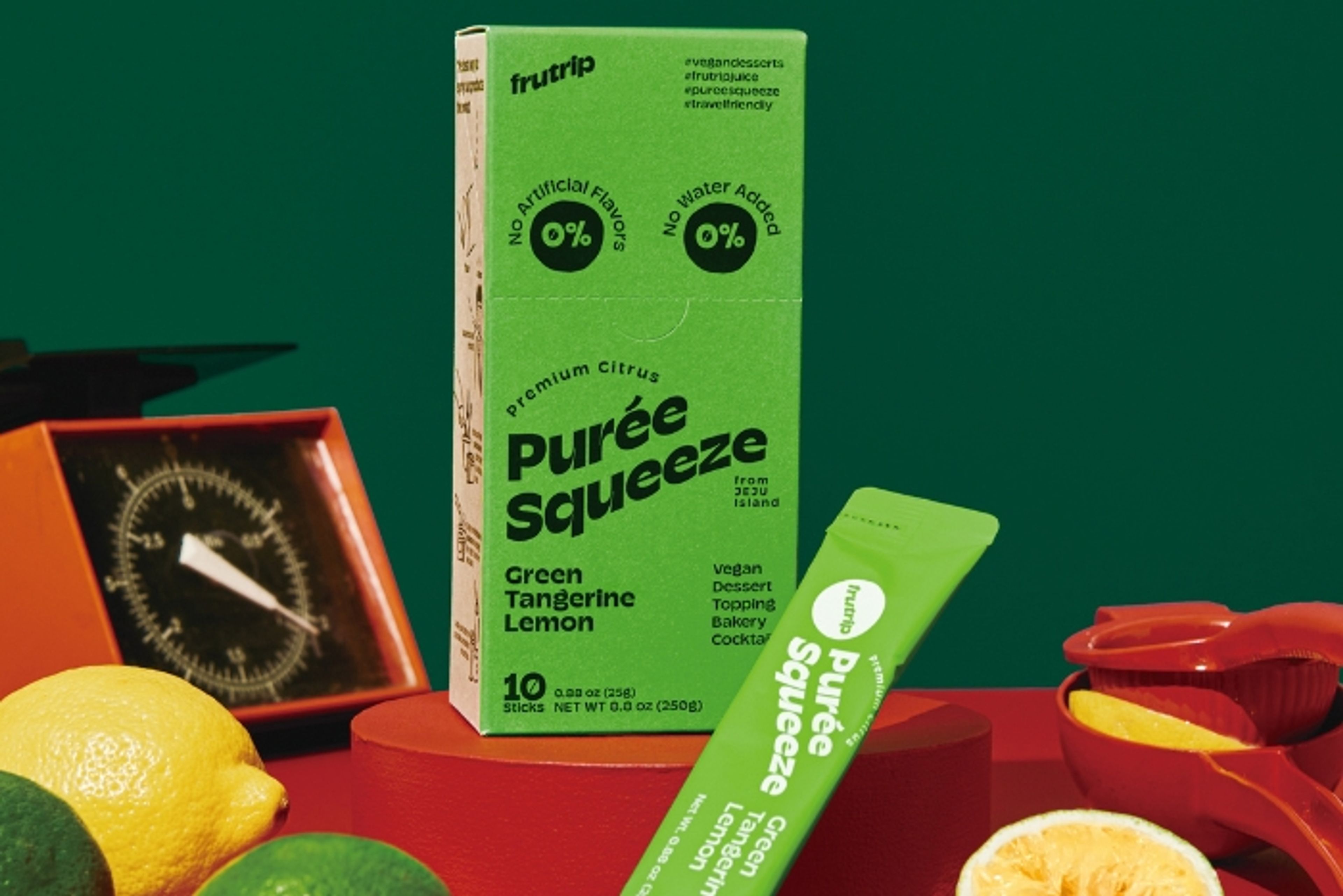 Inhalt von Frutrip Puree Squeeze geöffnet.