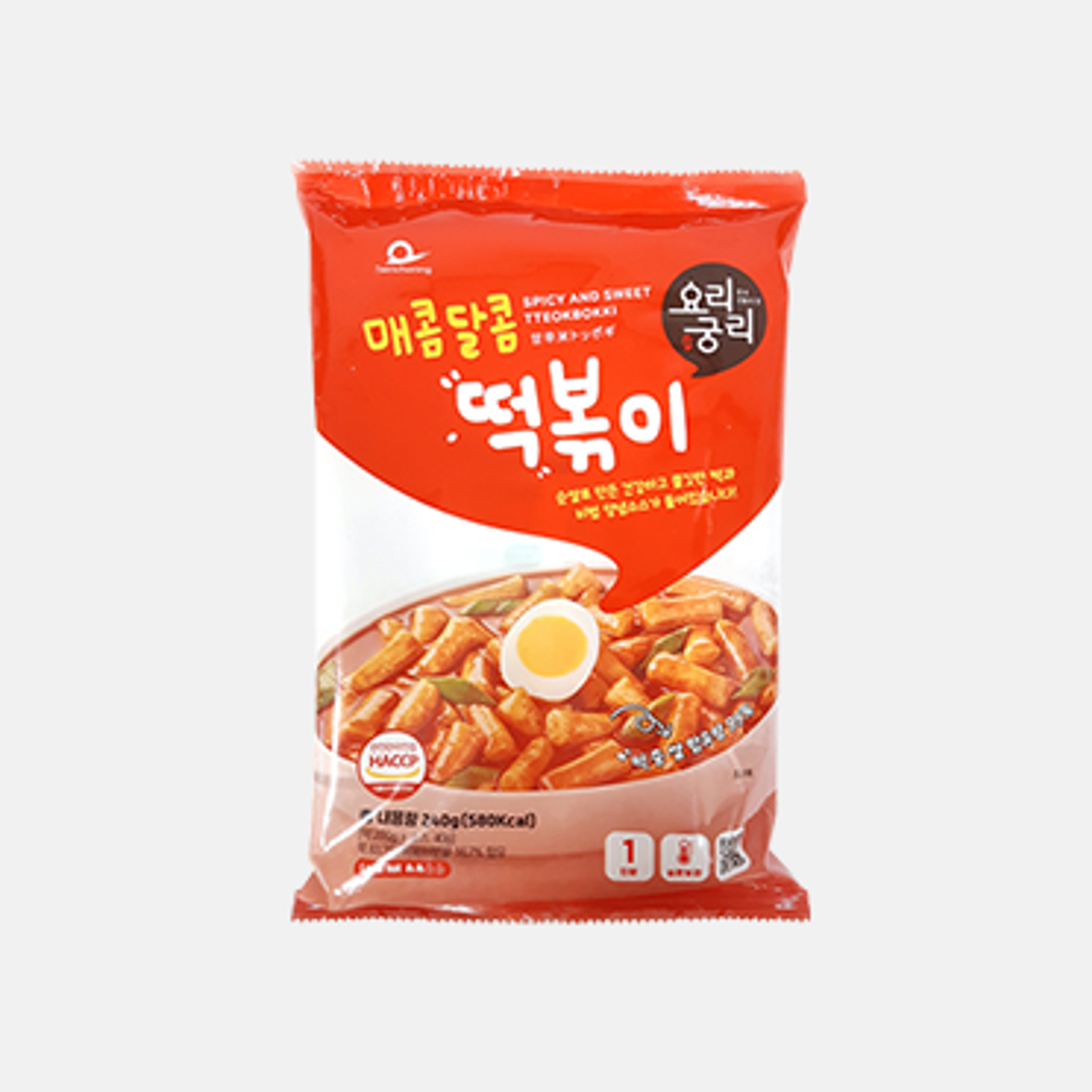 Samchorong Yorigungri Tteokbokki Original (scharf und süß) 240g – Authentisch und vielseitig