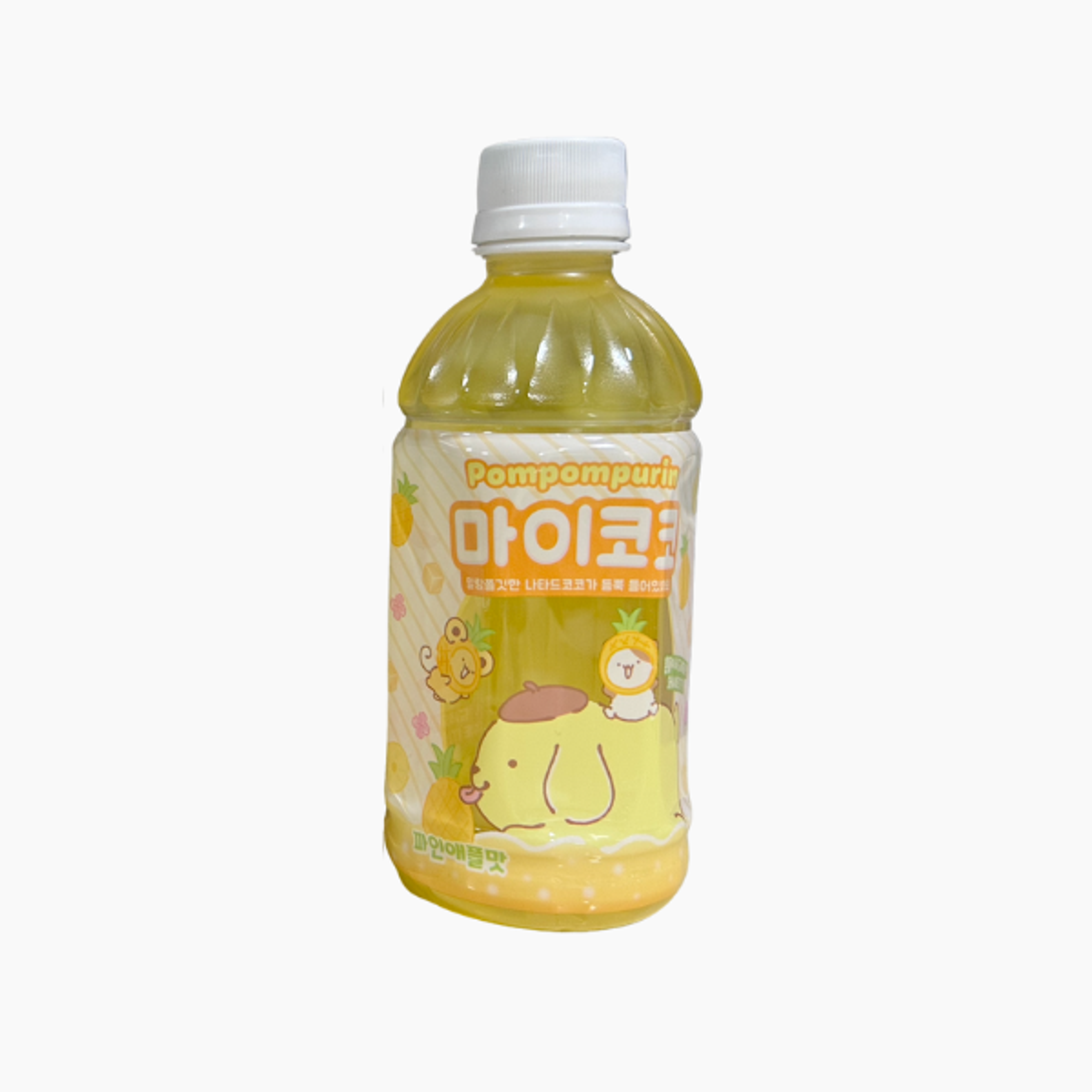 MISTY x Sanrio My Coco Drink Pompompurin Pineapple 340ml – Coconut Water with Pineapple Flavor