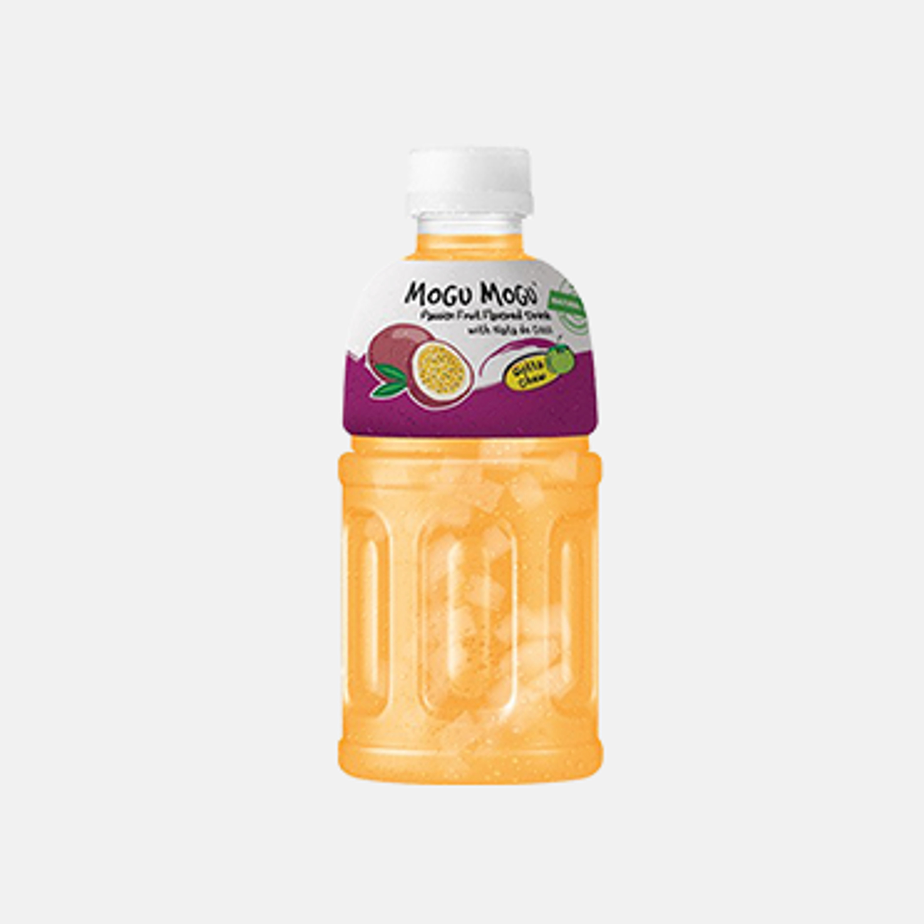 Mogu Mogu Passionsfruchtgetränk mit Nata de Coco 320ml - Erfrischend Exotisch