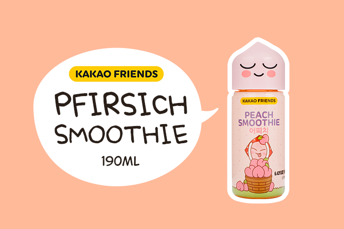 Youus Kakao Friends Pfirsich(peach)-Smoothie 190ml - Jetzt probieren und erfrischen lassen