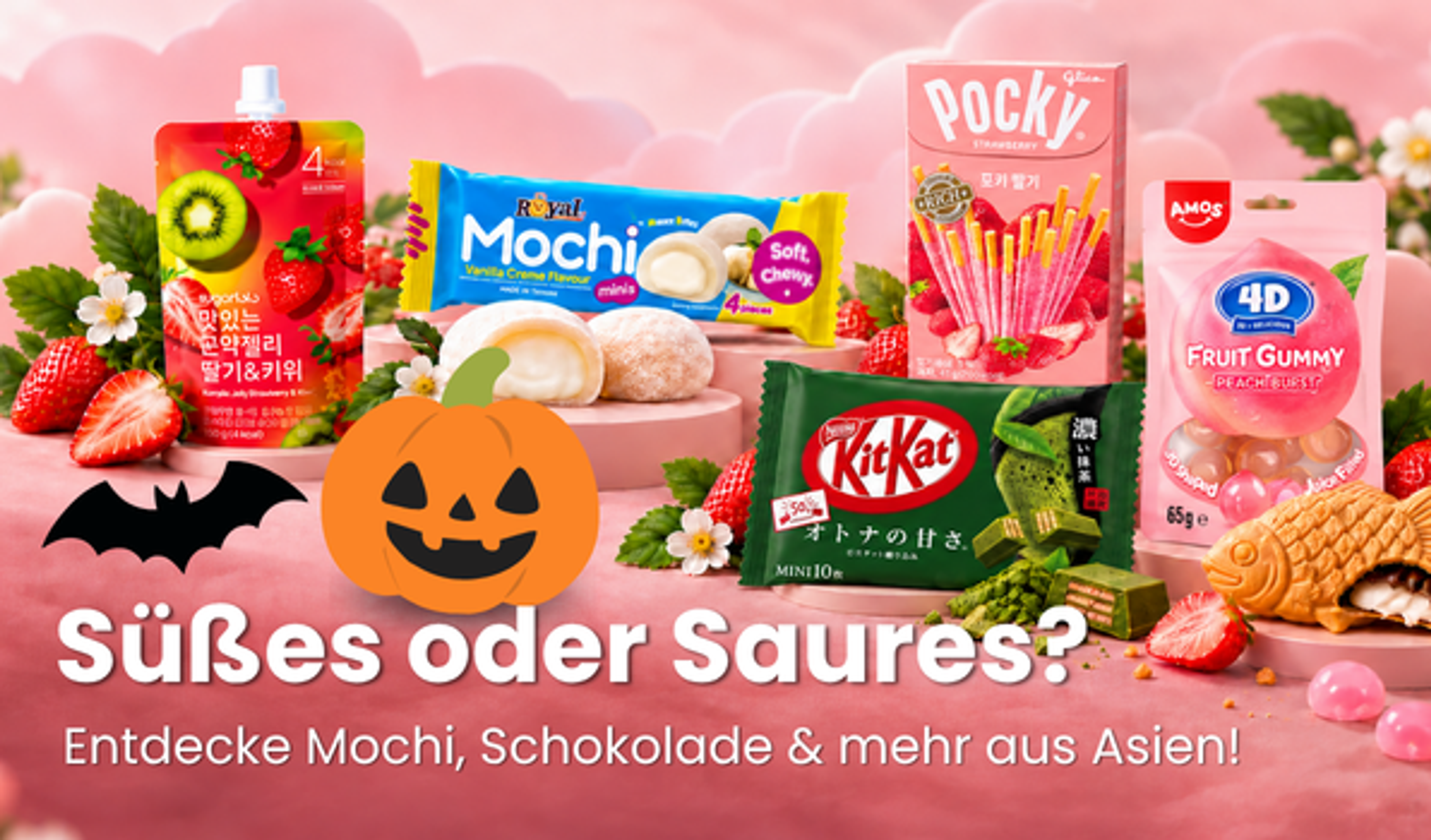 Süßes oder Saures? Entdecke Mochi, Schokolade & mehr aus Asien!