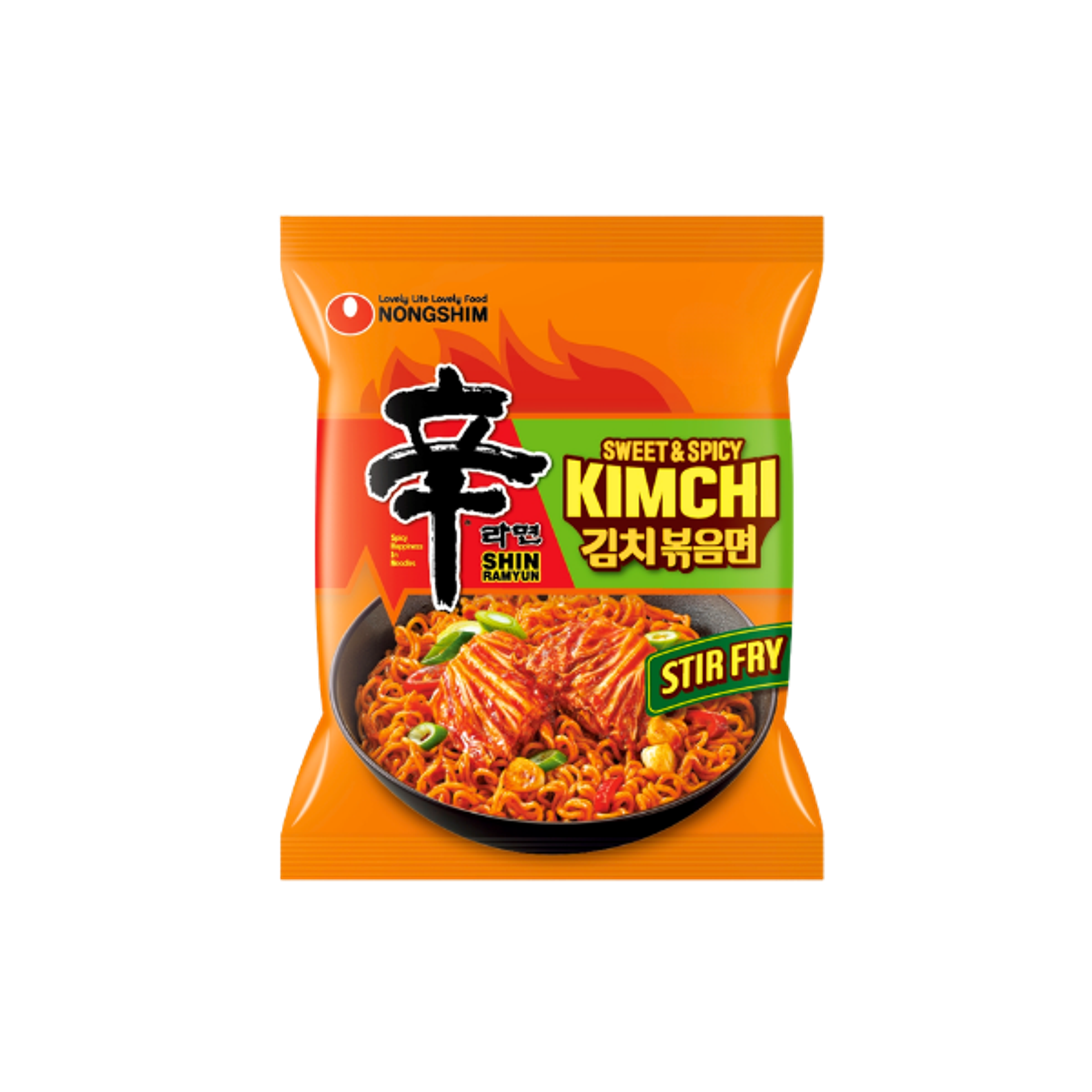 NONGSHIM Kimchi Stir Fry Ramyeon 137g | Süß & Scharf