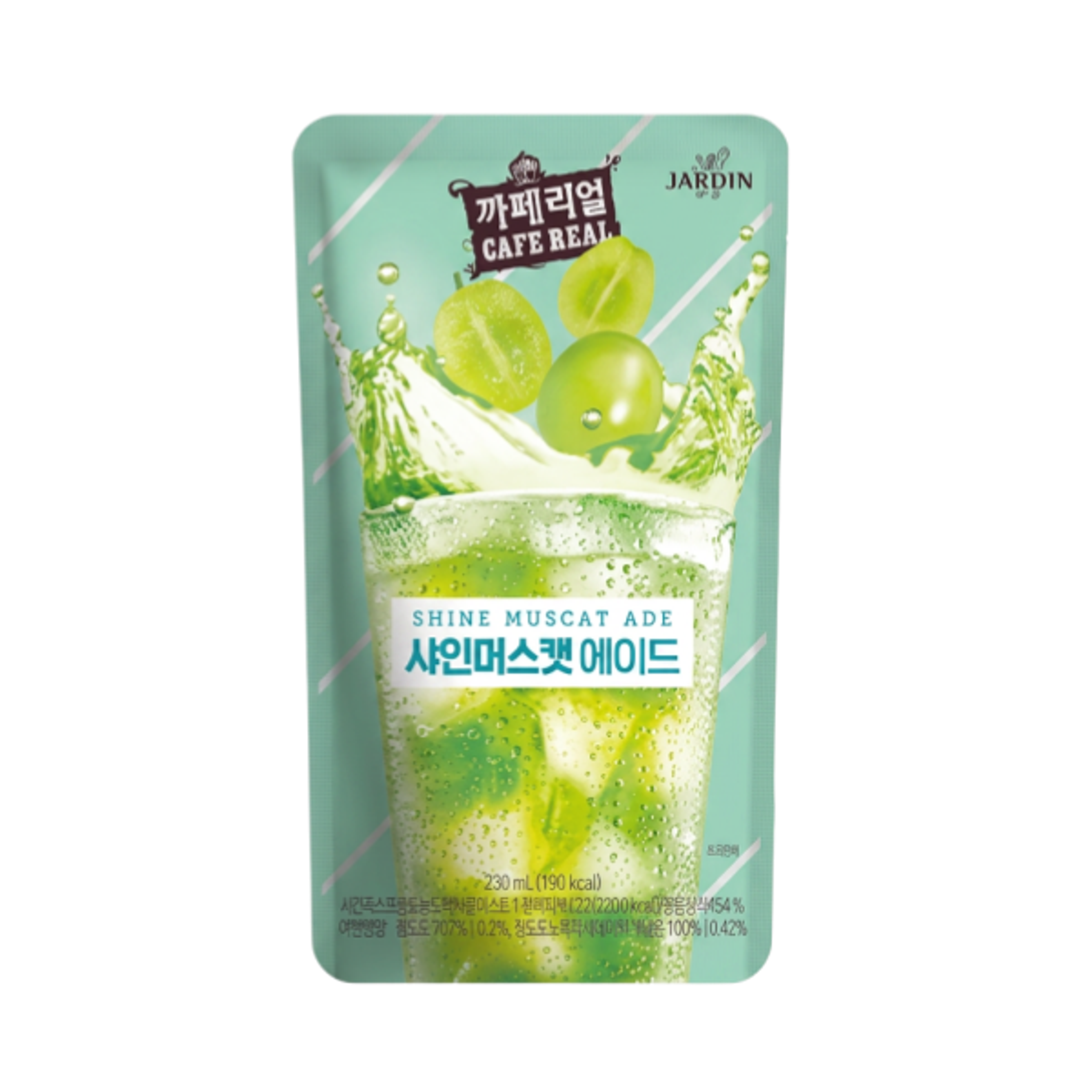 JARDIN CAFEREAL Shine Muscat Ade 230ml - Erfrischender Shine Muscat Traubensaft