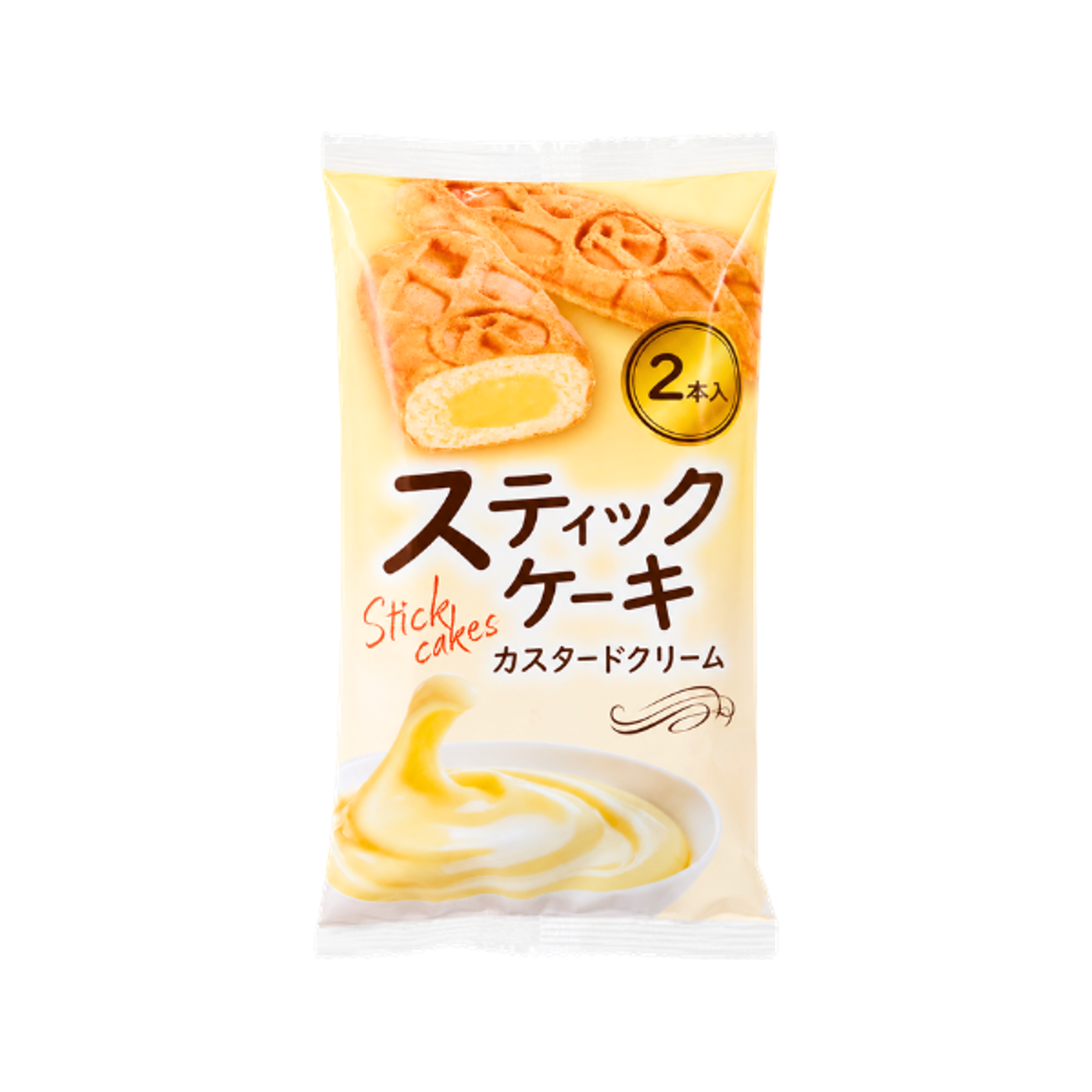 LIMA Stick Cakes Custard 80g | Japanische Kuchensticks mit Custardcreme