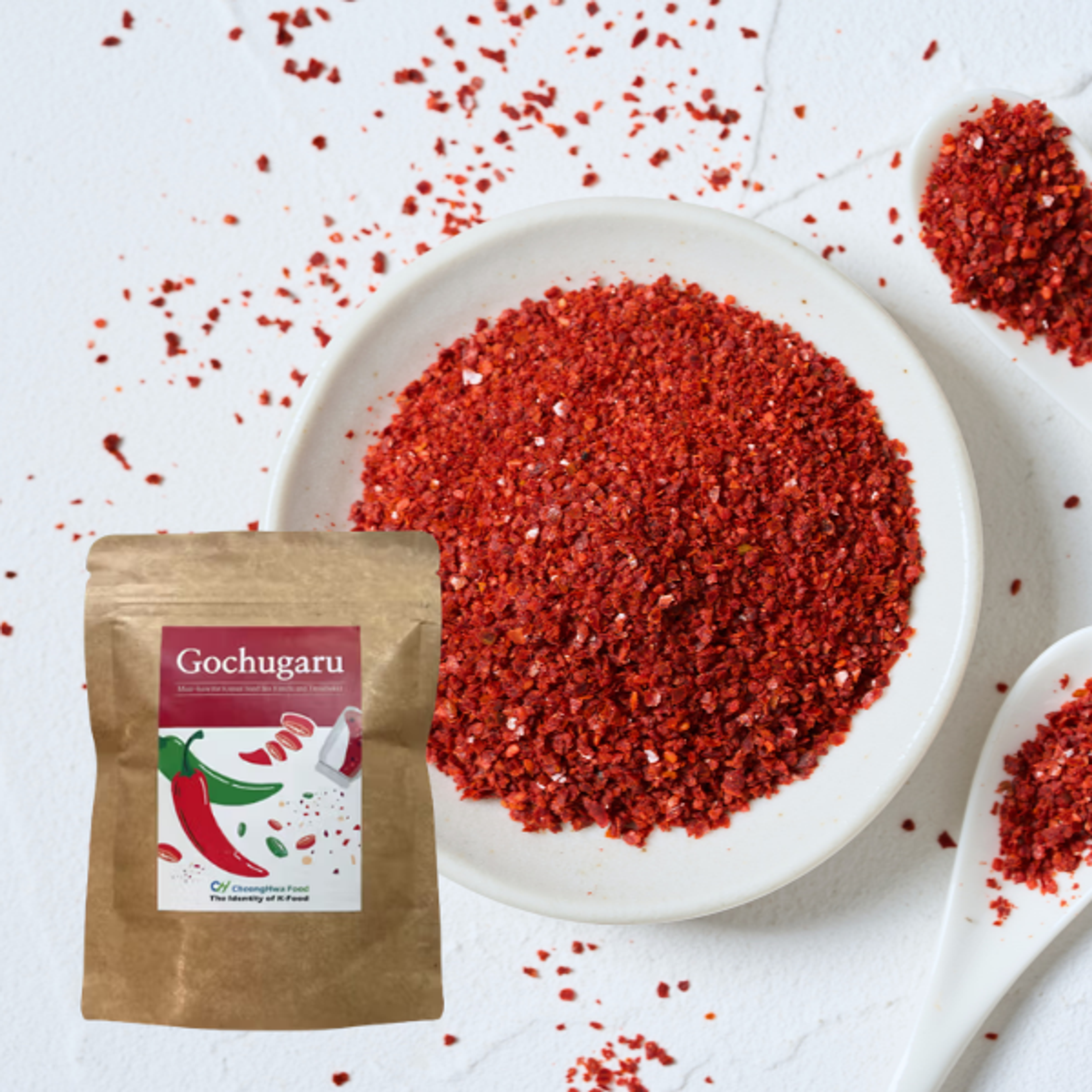CheongHwa Gochugaru 100g | Authentic Korean Red Pepper Powder for Kimchi, Stews & Marinades
