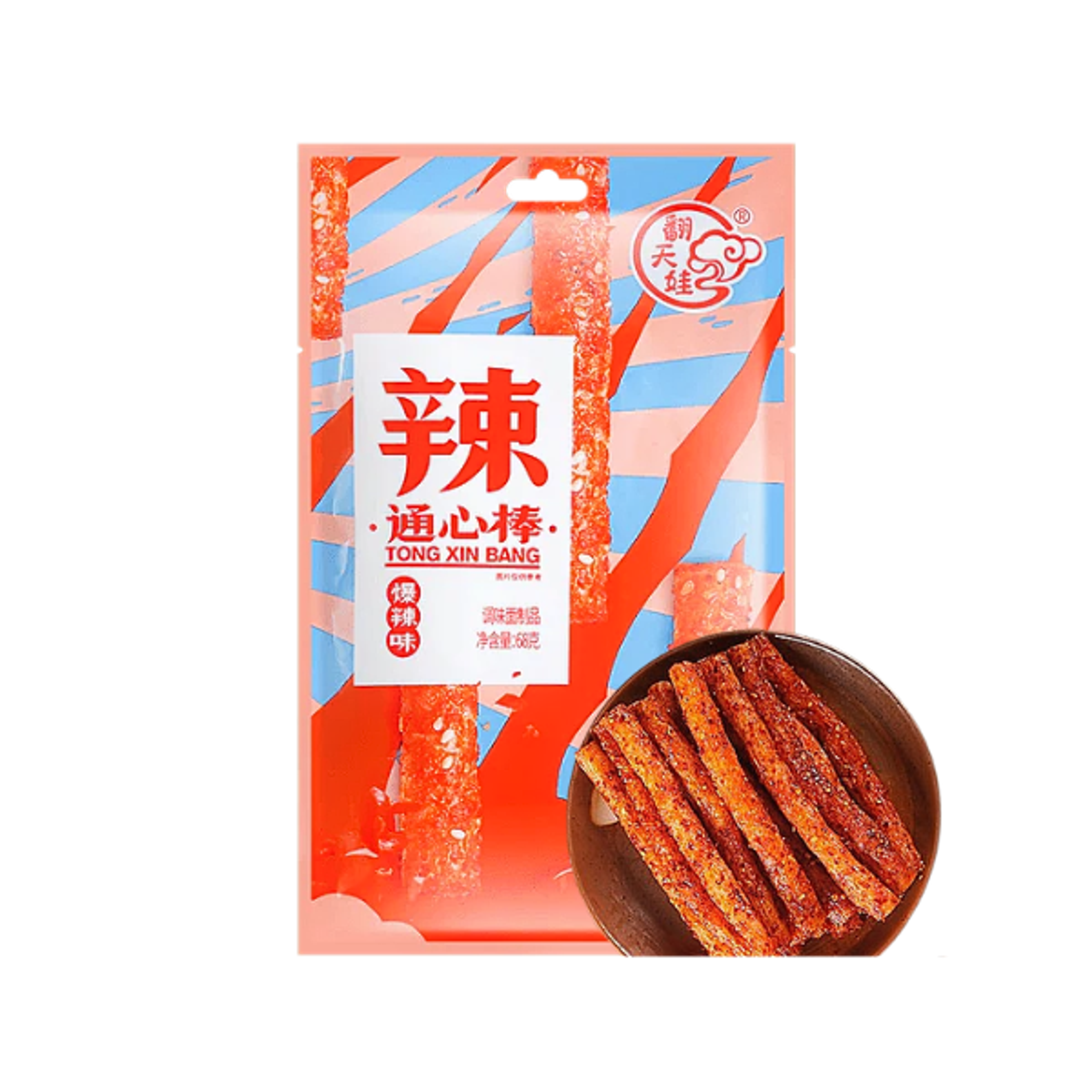 FANTIANWA Latiao Hot & Spicy 68g | Scharf-würziger Snackstick