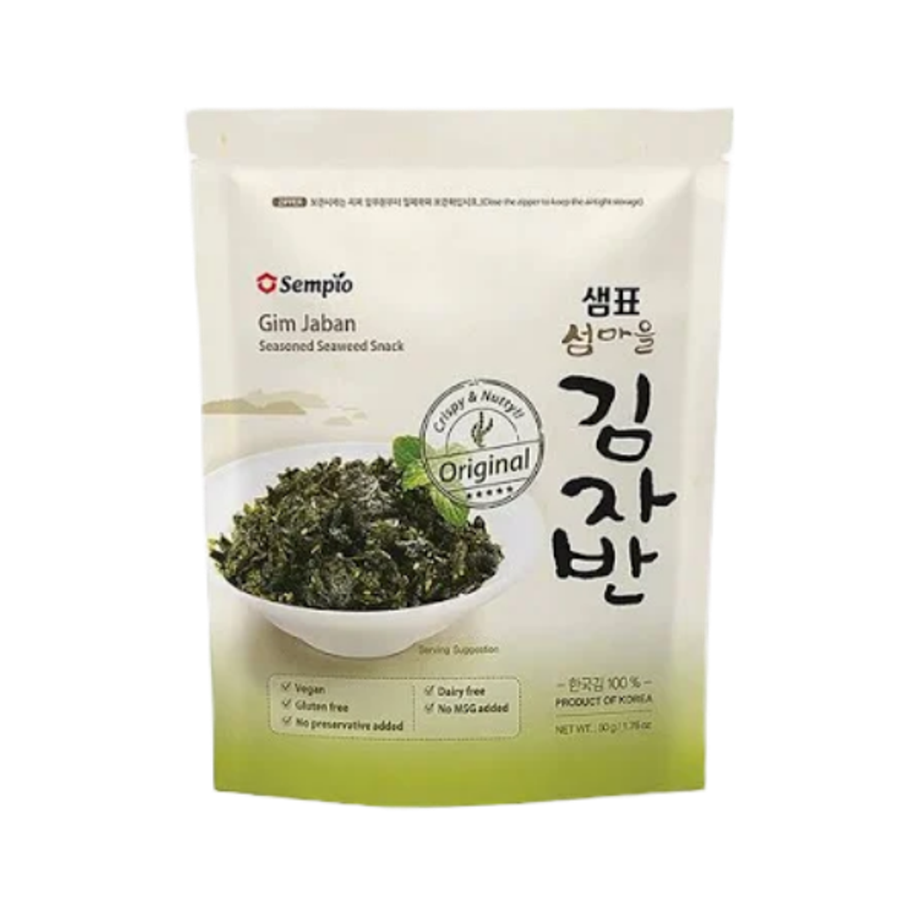Sempio Seasoned Seaweed Snack 50g – Knusprig und nussig für jeden Anlass