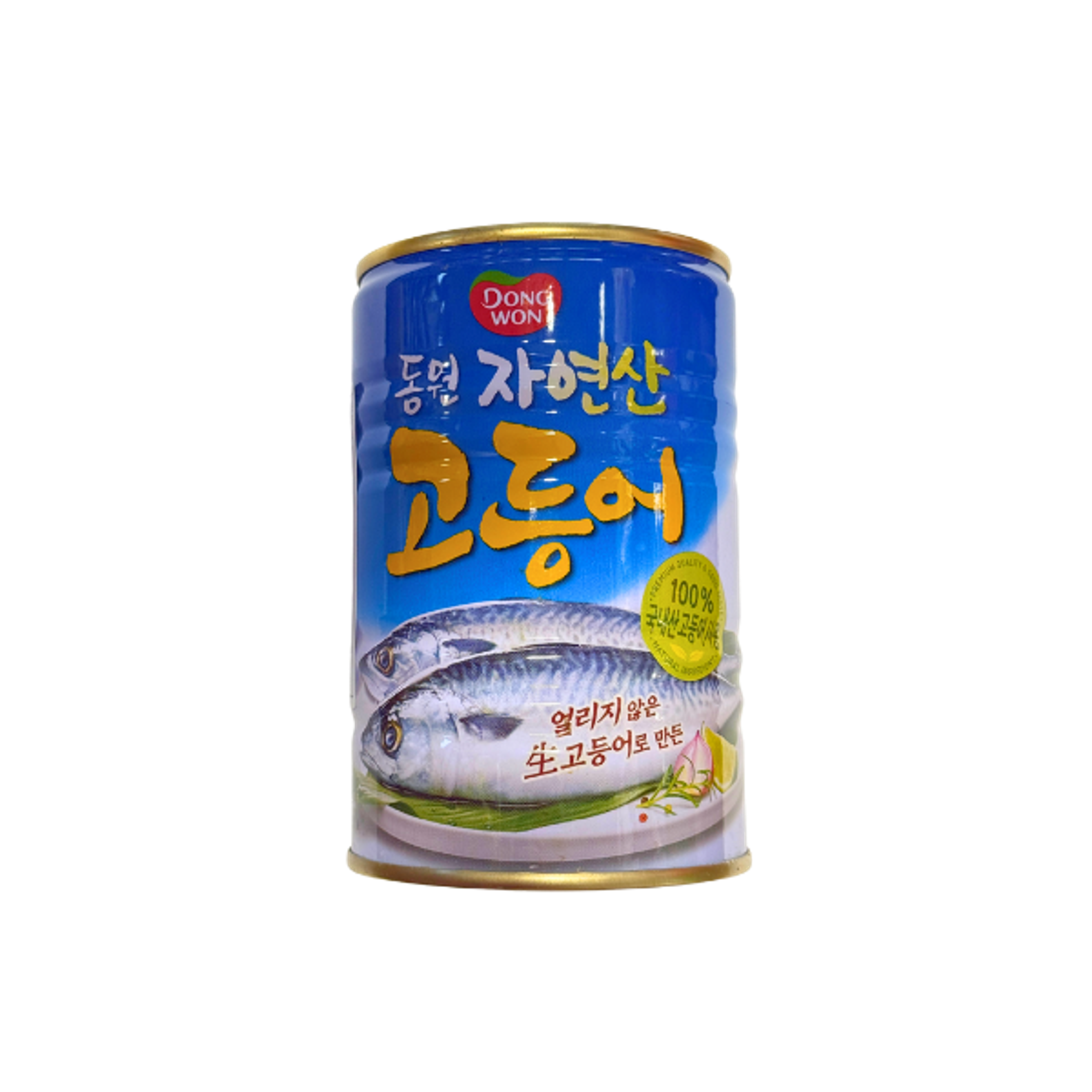 DONGWON Natürliche Makrele 400 g | Zarte Makrelenfilets in Salzlake – Natürlich & Eiweißreich