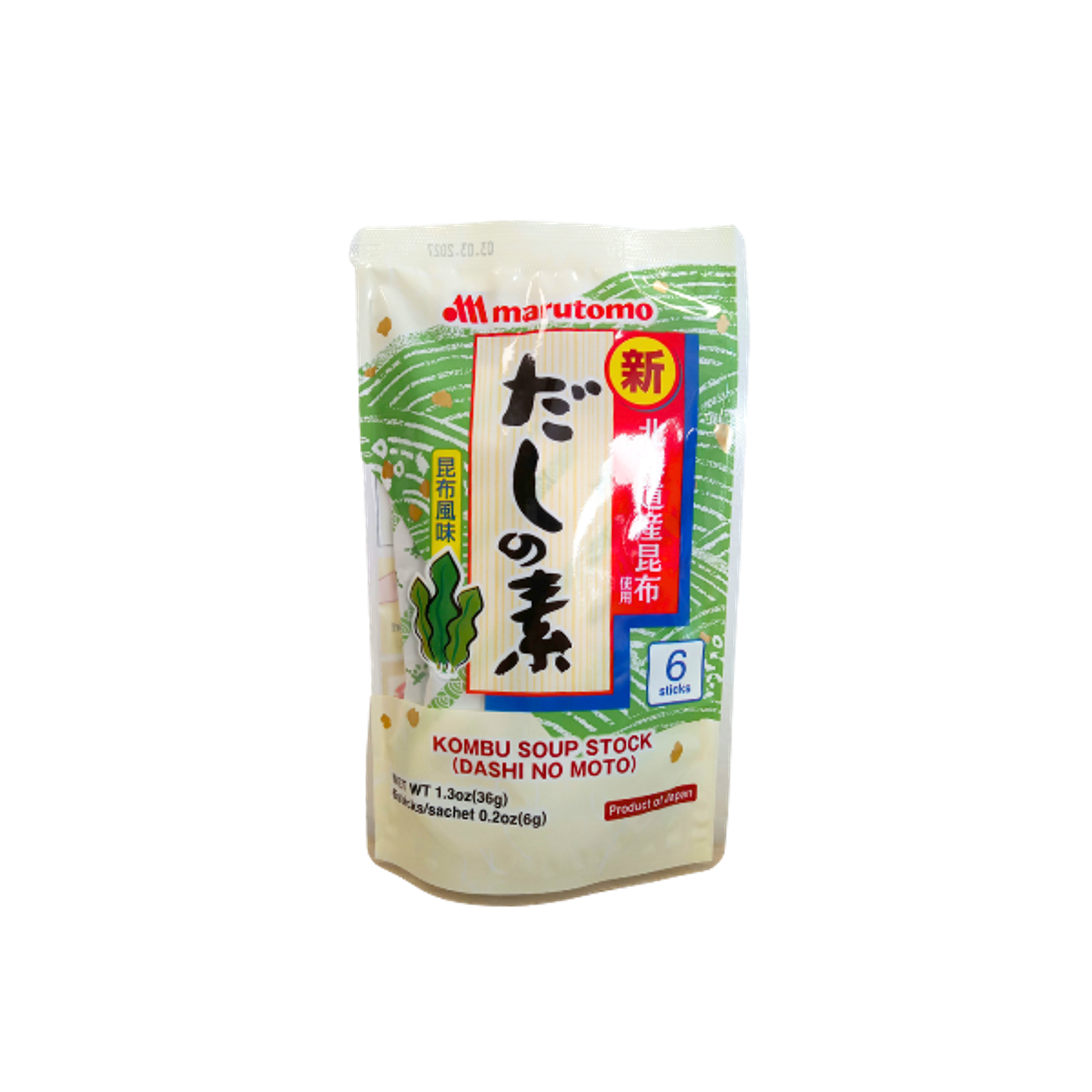 MARUTOMO Konbu Dashi Soup Stock 36g | Japanese Kombu Soup Base
