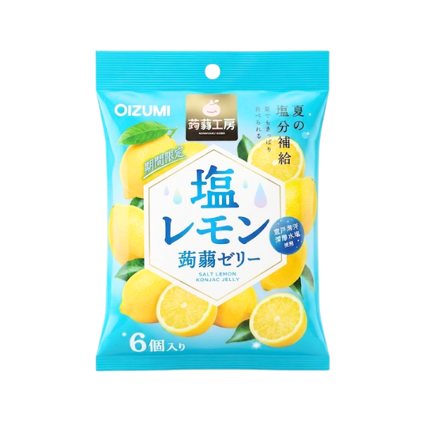 Nacollection! / onemi☆jelly momogo - OIZUMI Konjak Jelly Salz Zitrone 106g