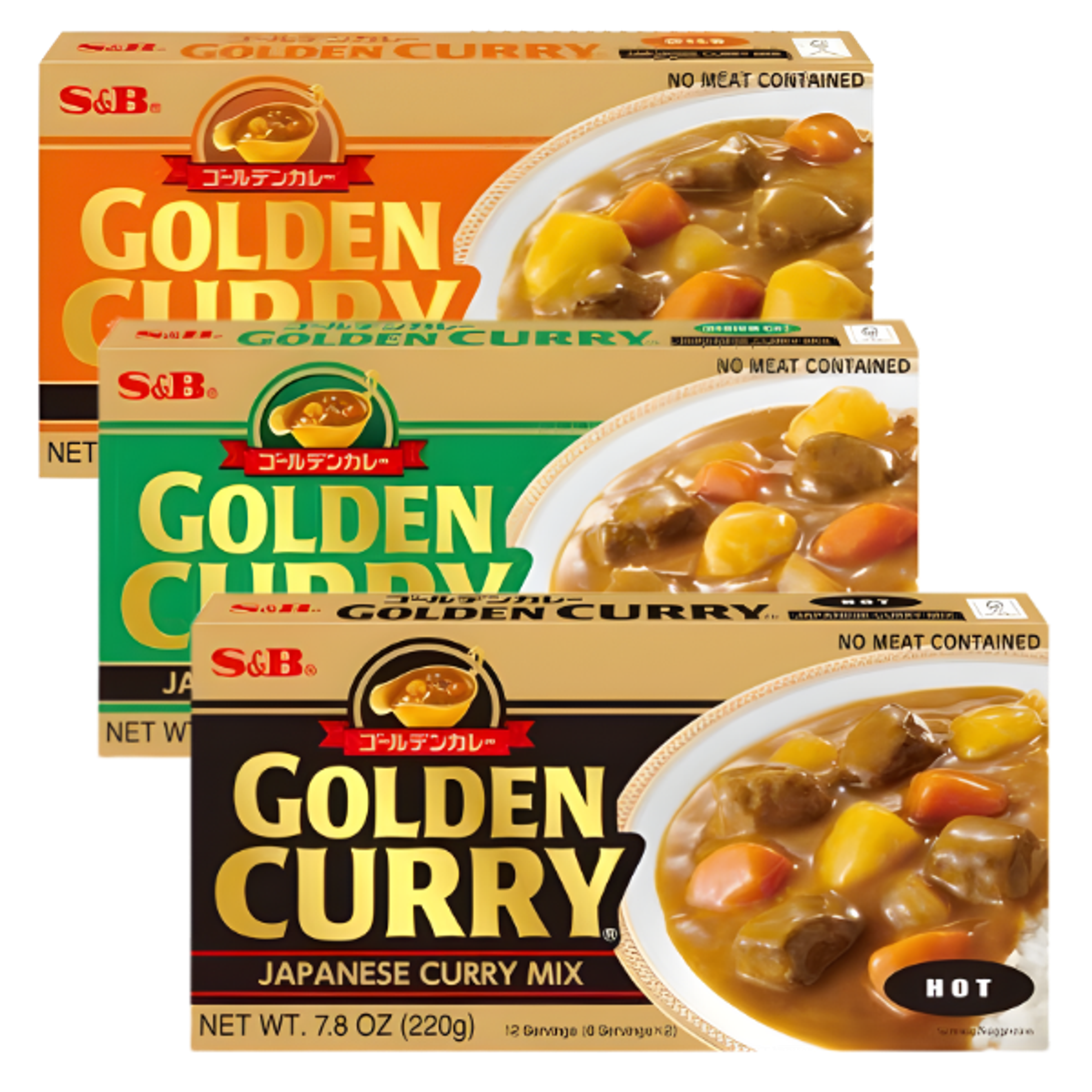 Mach dein Zuhause zum japanischen Restaurant! 🇯🇵 S&B Golden Curry Mix-Set (3x220g). Einfach kochen, authentisch genießen. Hier klicken & probieren!