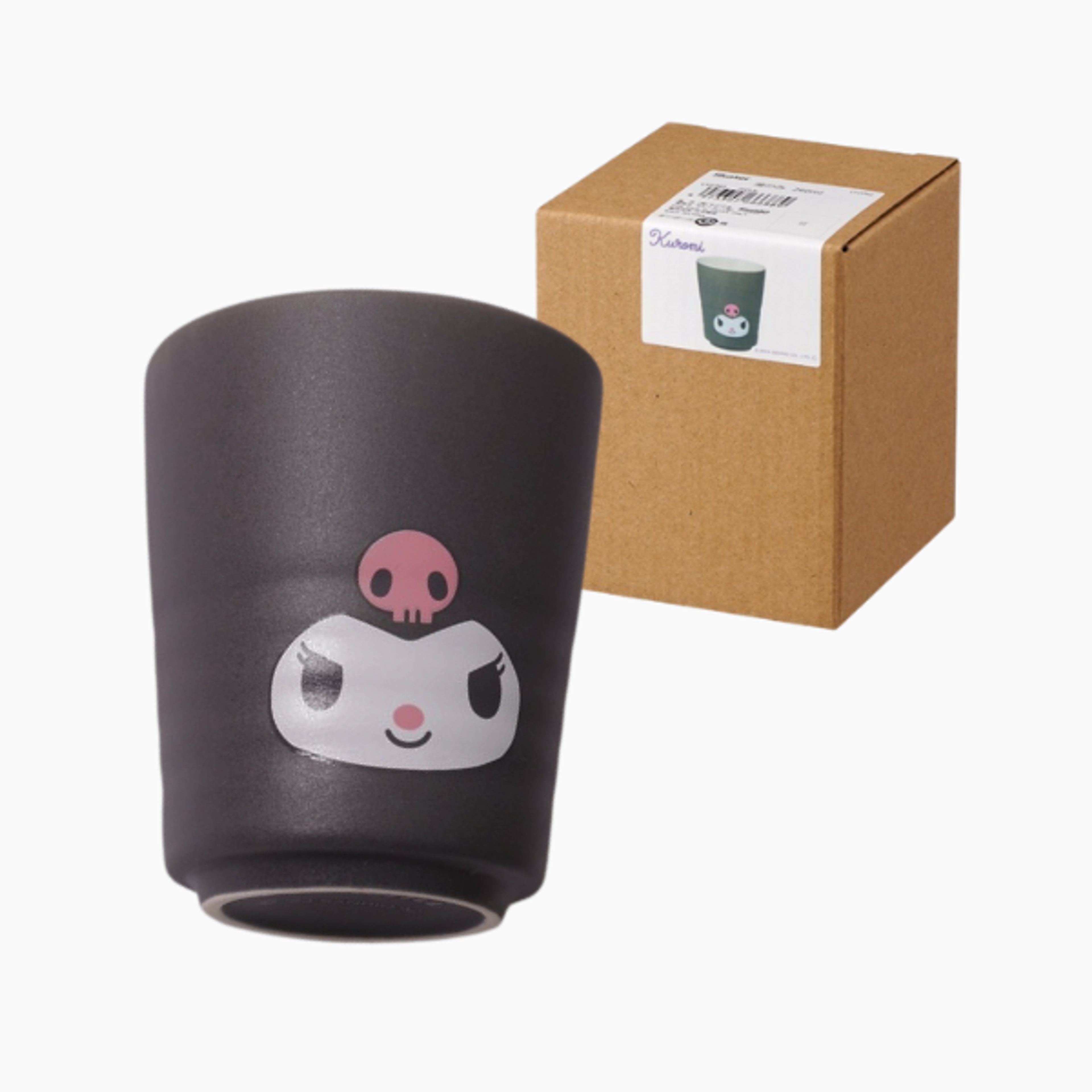 SANRIO Kuromi Ceramic Yunomi Mug | Japanische Keramiktasse mit Kuromi-Design