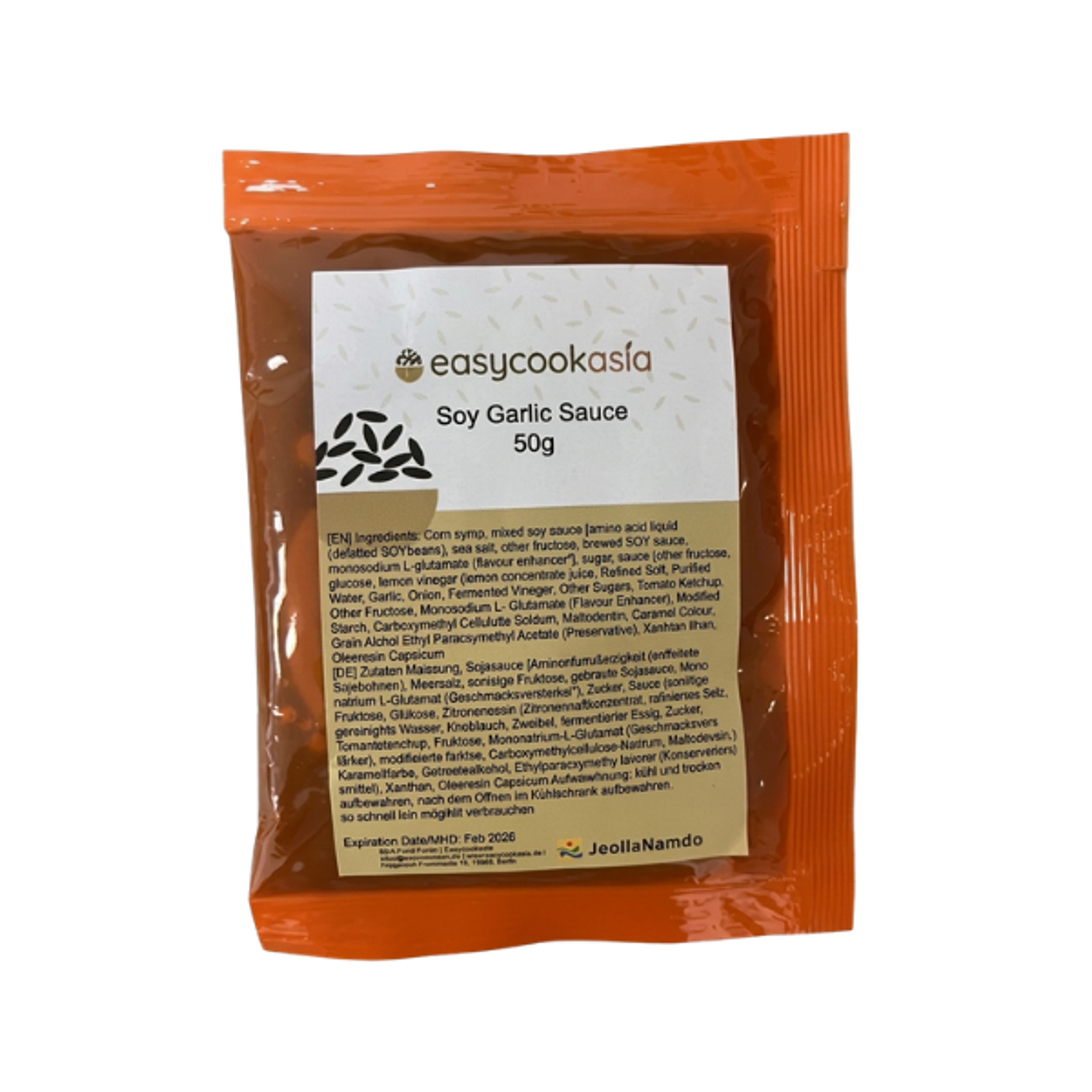 easycookasia Soy Garlic Sauce 50g | Korean Soy Garlic Sauce