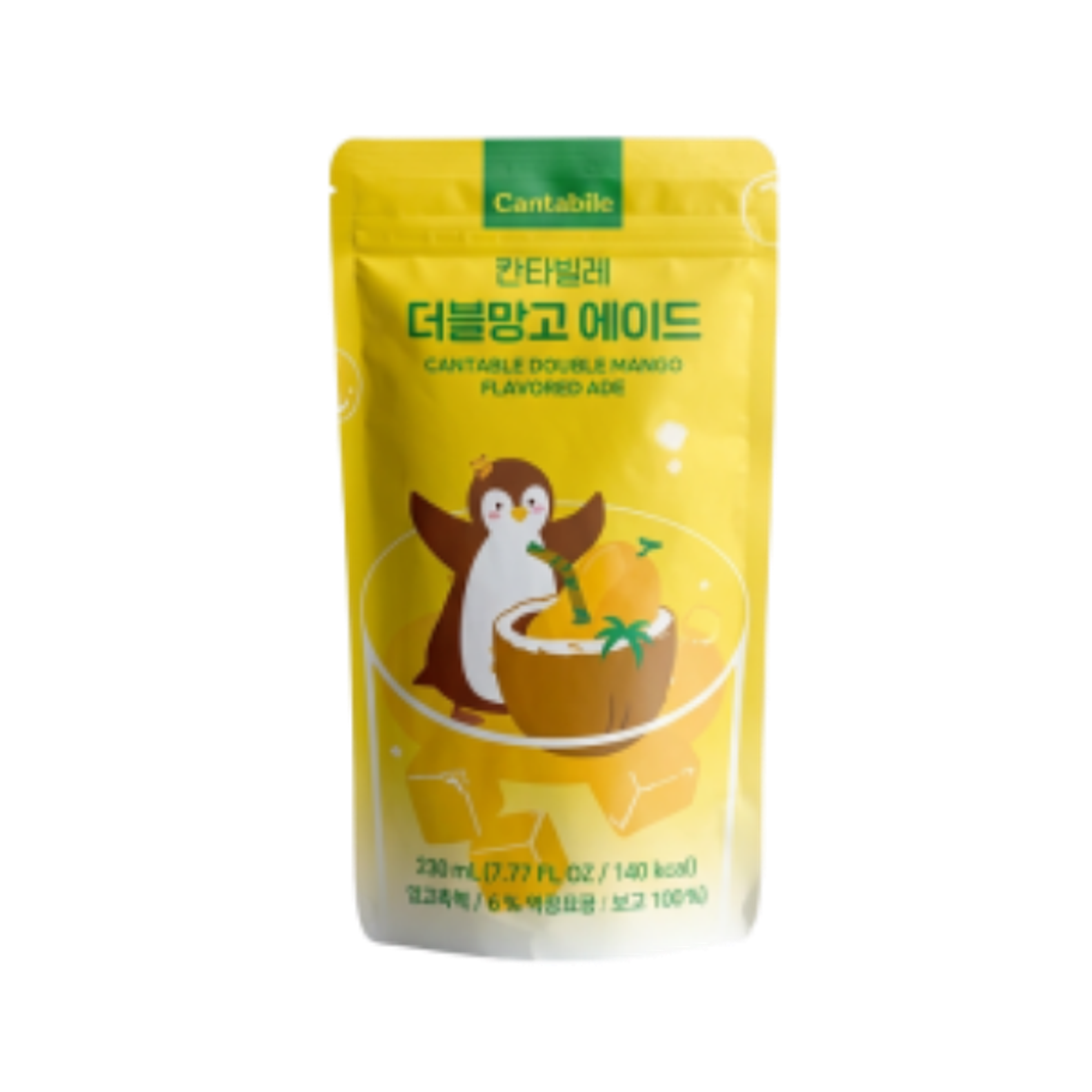 Cantabile Double Mango Flavored Ade 230ml – Erfrischendes Mango-Aid in praktischer Verpackung
