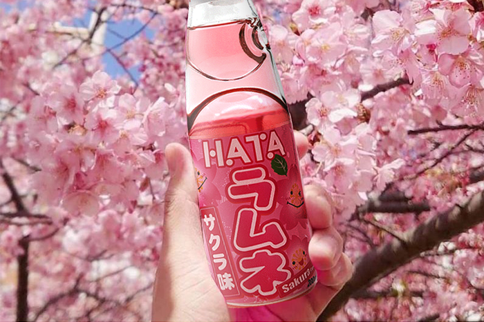 Hata Ramune Soda Sakura 200ml - Prickelnder Genuss