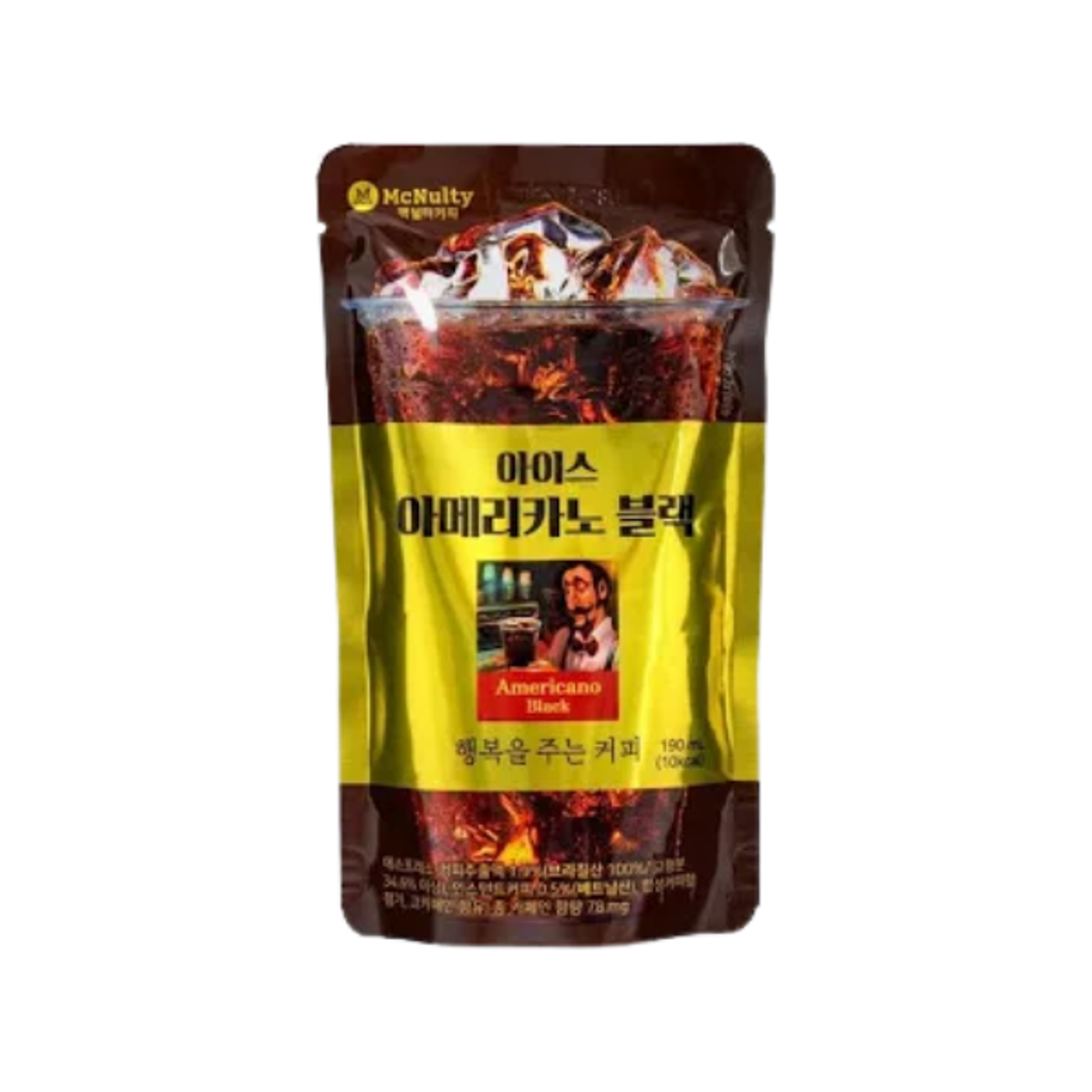 McNulty Ice Americano 190ml | Eiskalter Korean Coffee wie aus dem Convenience Store – ohne Zucker & nur 10 kcal