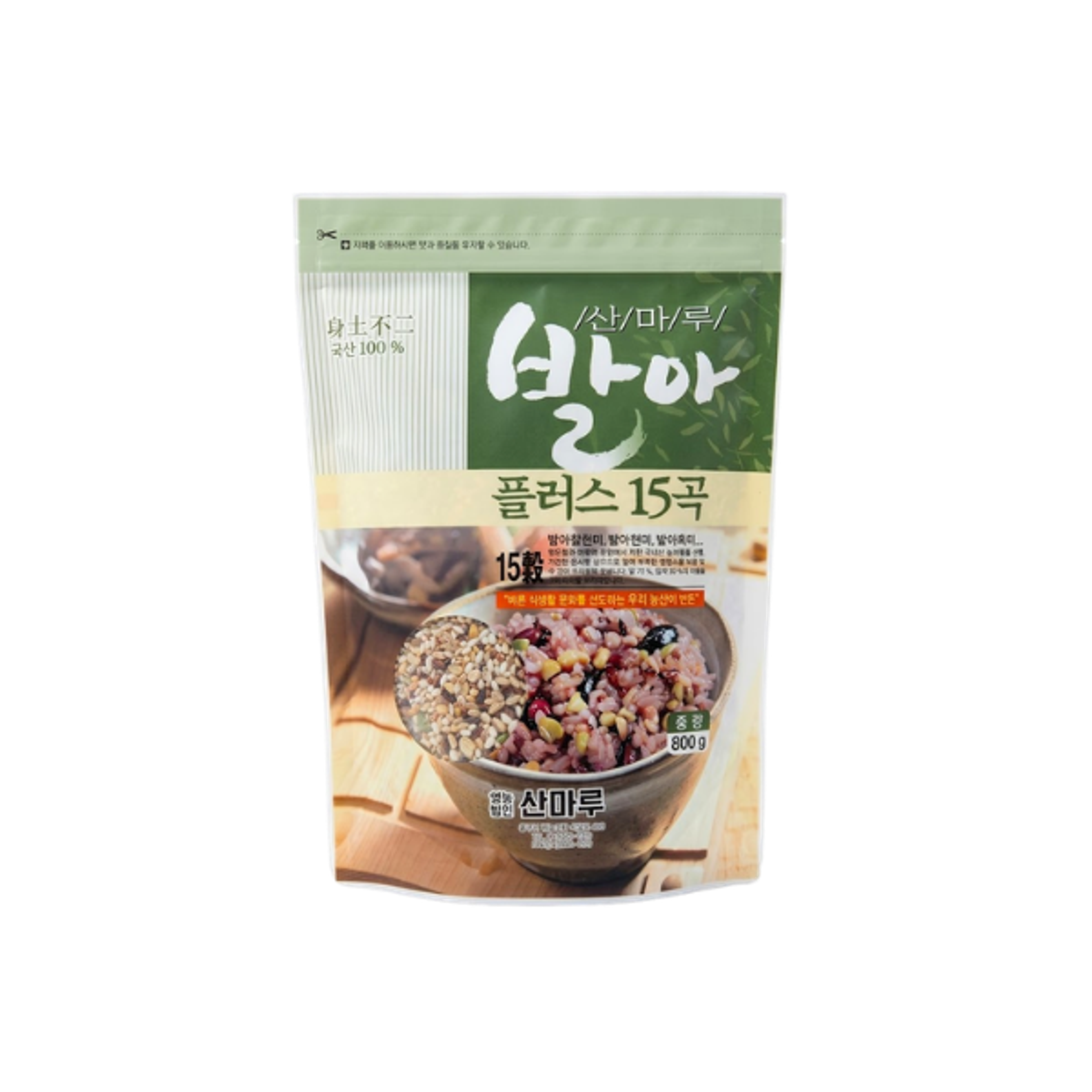 SANMARU 15-Korn-Mix 800g | Gekeimter Mehrkorn-Reis für bewusste Ernährung