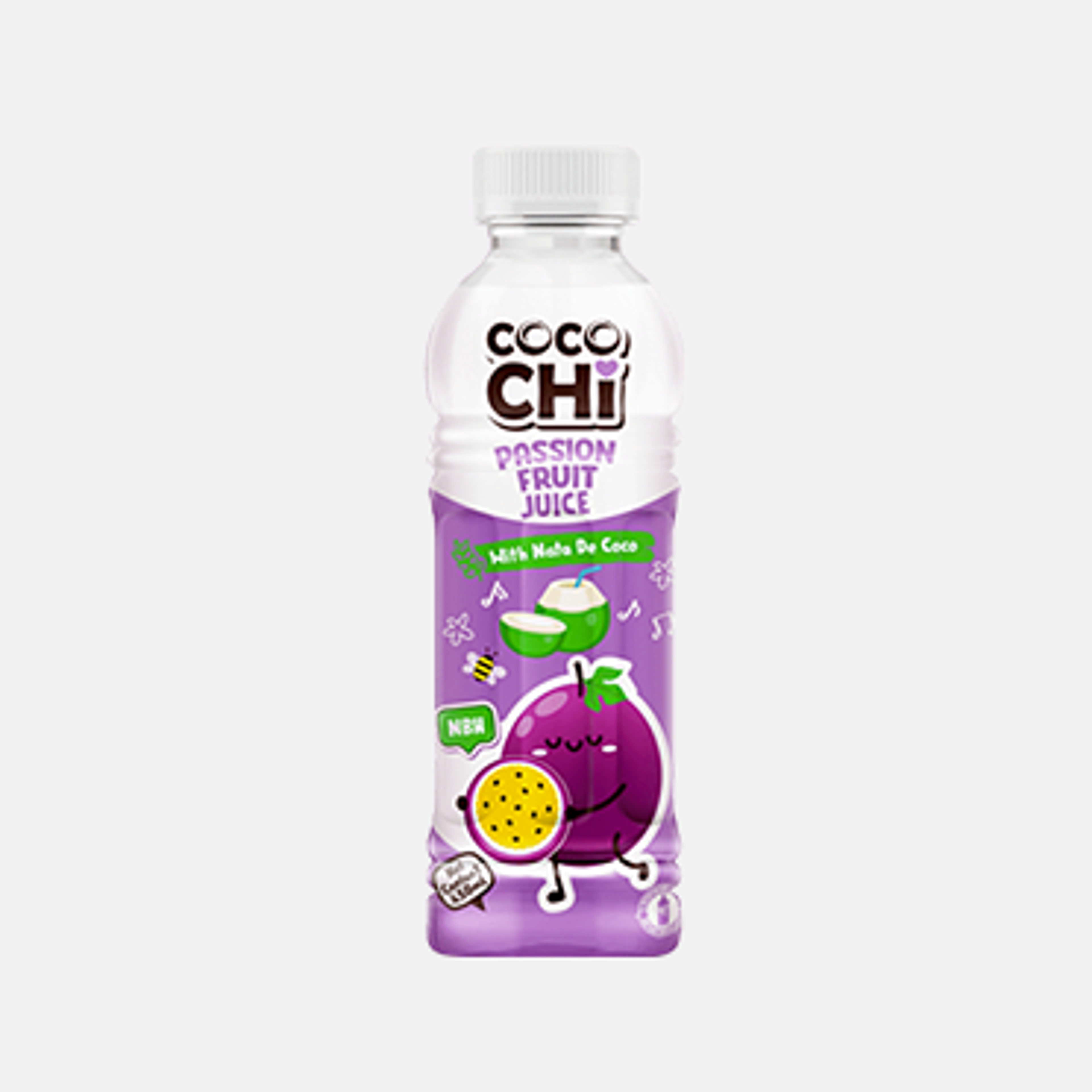 COCOCHI Passionsfruchtsaft mit Nata De Coco 450ml - Exotischer Genuss für jeden Tag