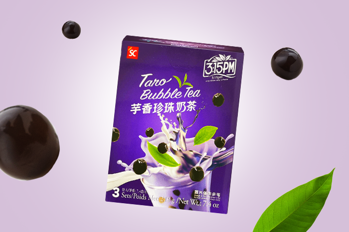 3:15 PM Taro Bubble Tea 210 g - Hochwertiges Taro-Geschmackspulver