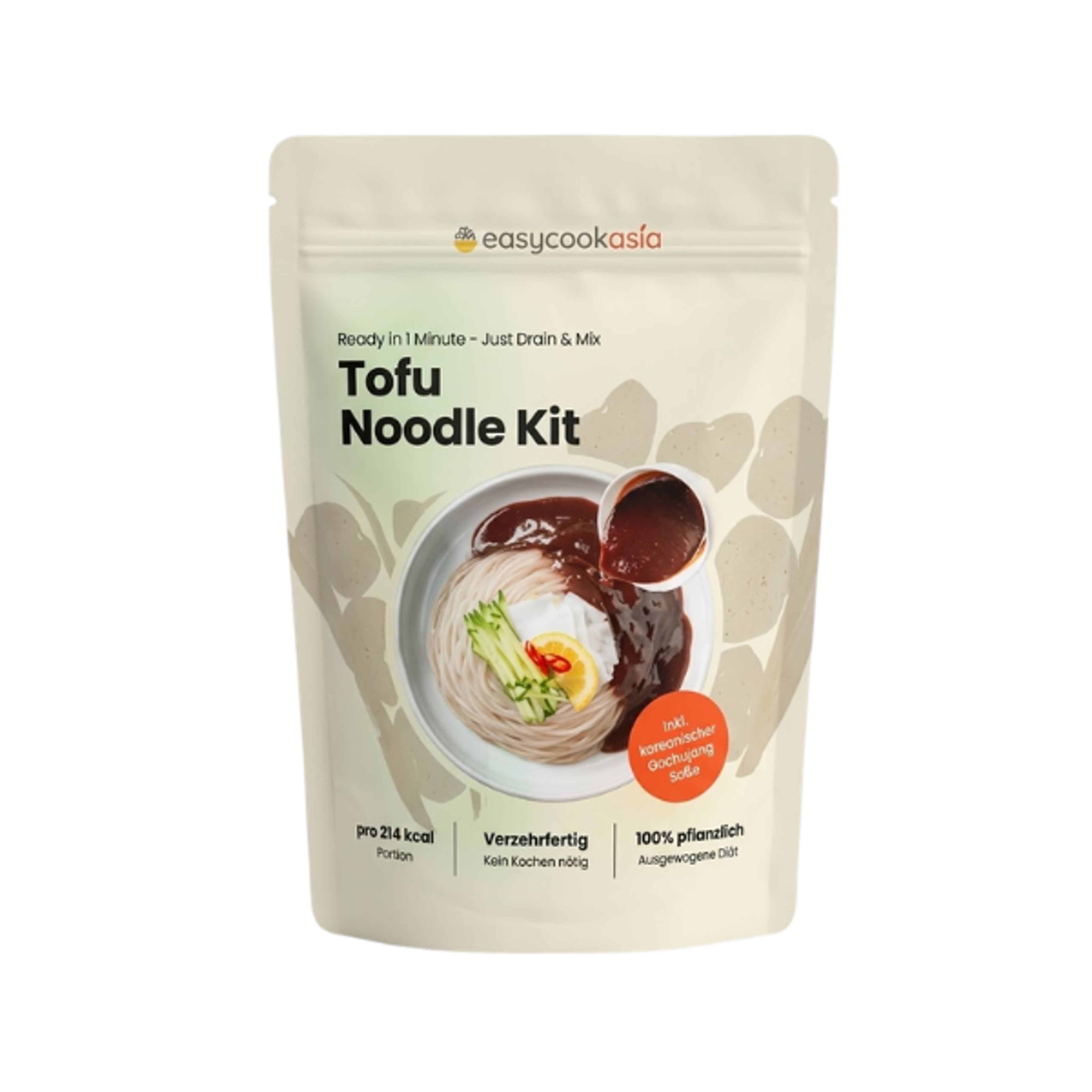 ECA Tofu Noodle with Spicy Sauce | Low-Calorie Tofu Noodles with Spicy Flavor