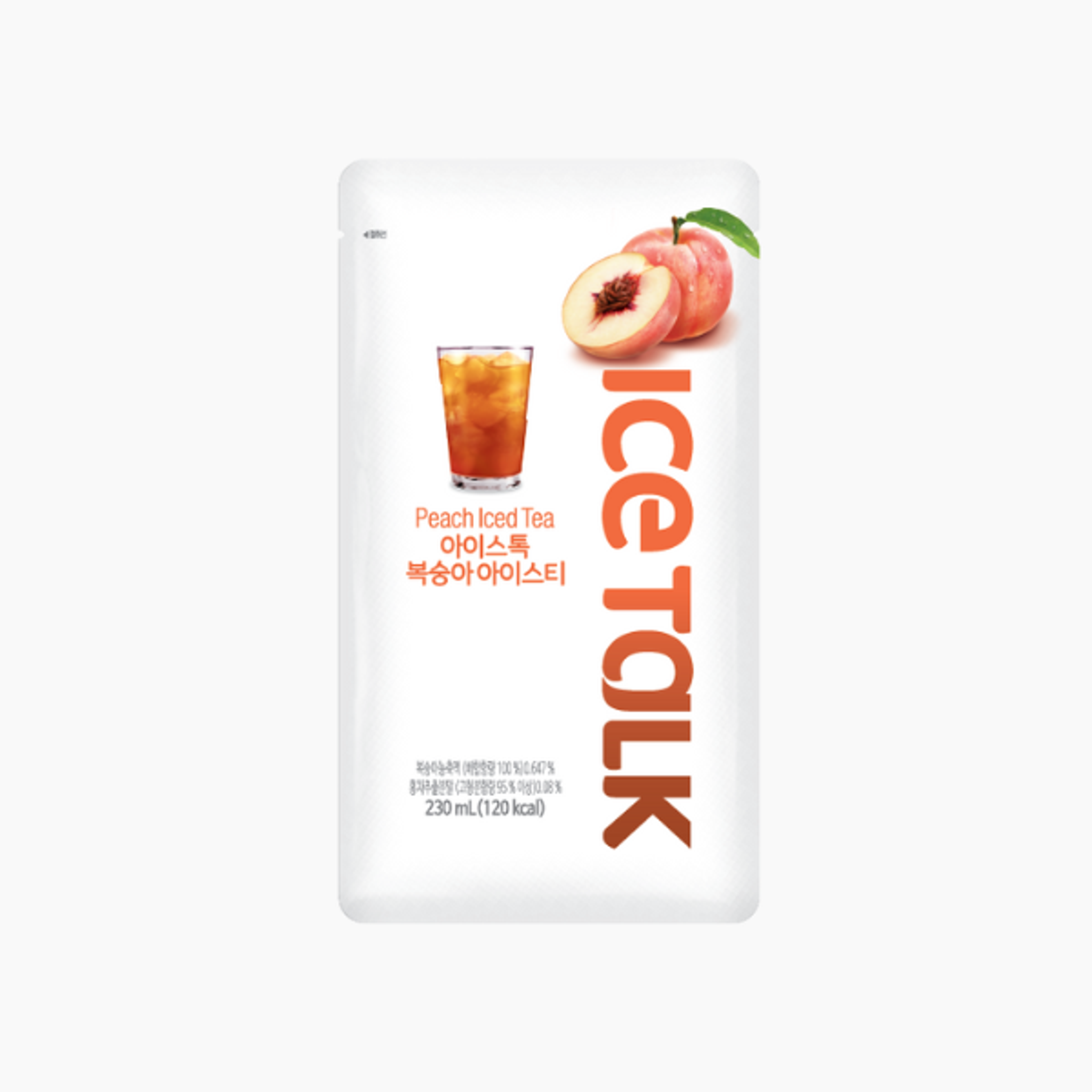 ICE TALK Peach Iced Tea 230ml | Erfrischender Pfirsich-Eistee für einen belebenden Genuss