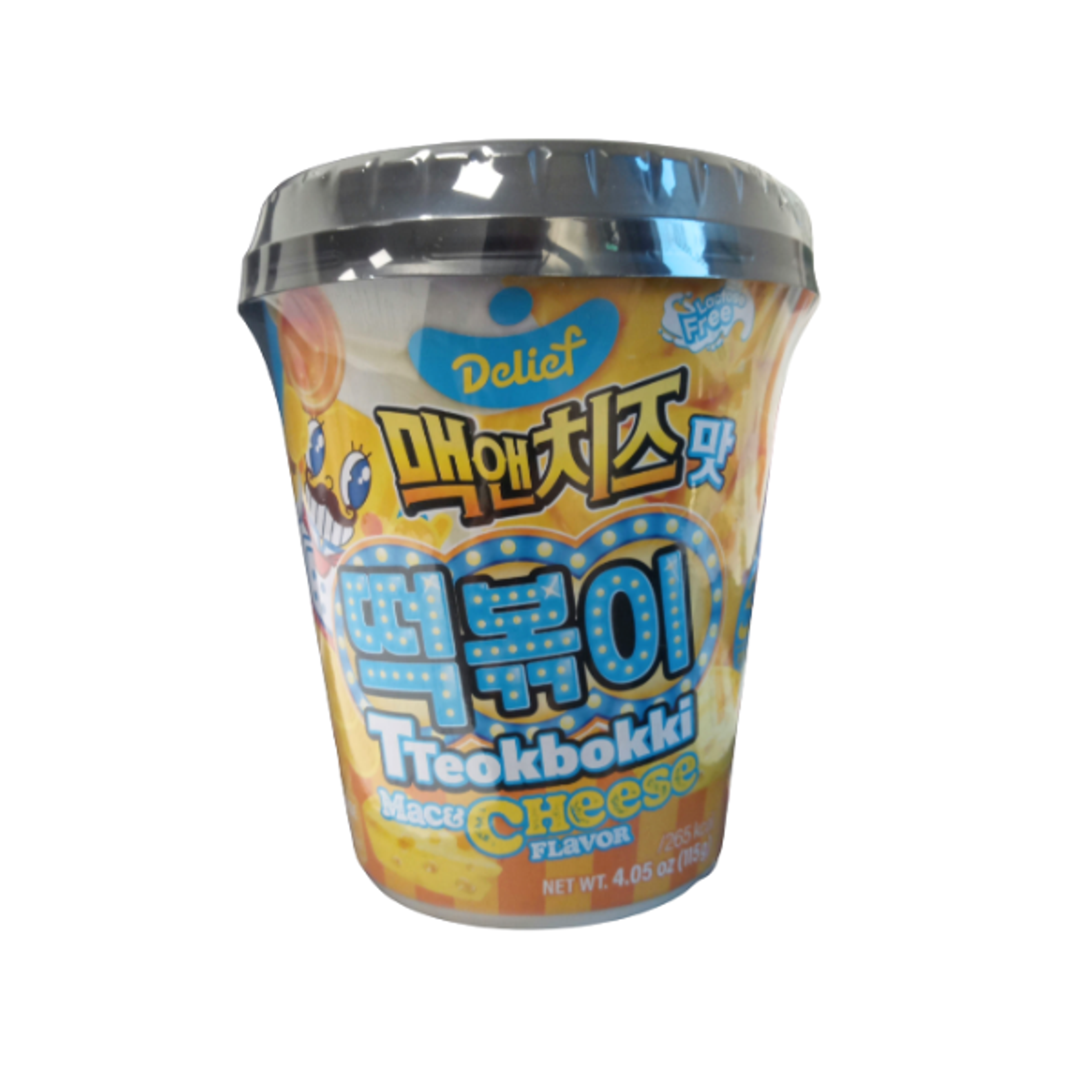 DELIEF Tteokbokki Mac & Cheese 115g | Koreanischer Cup-Reiskuchen mit Käse