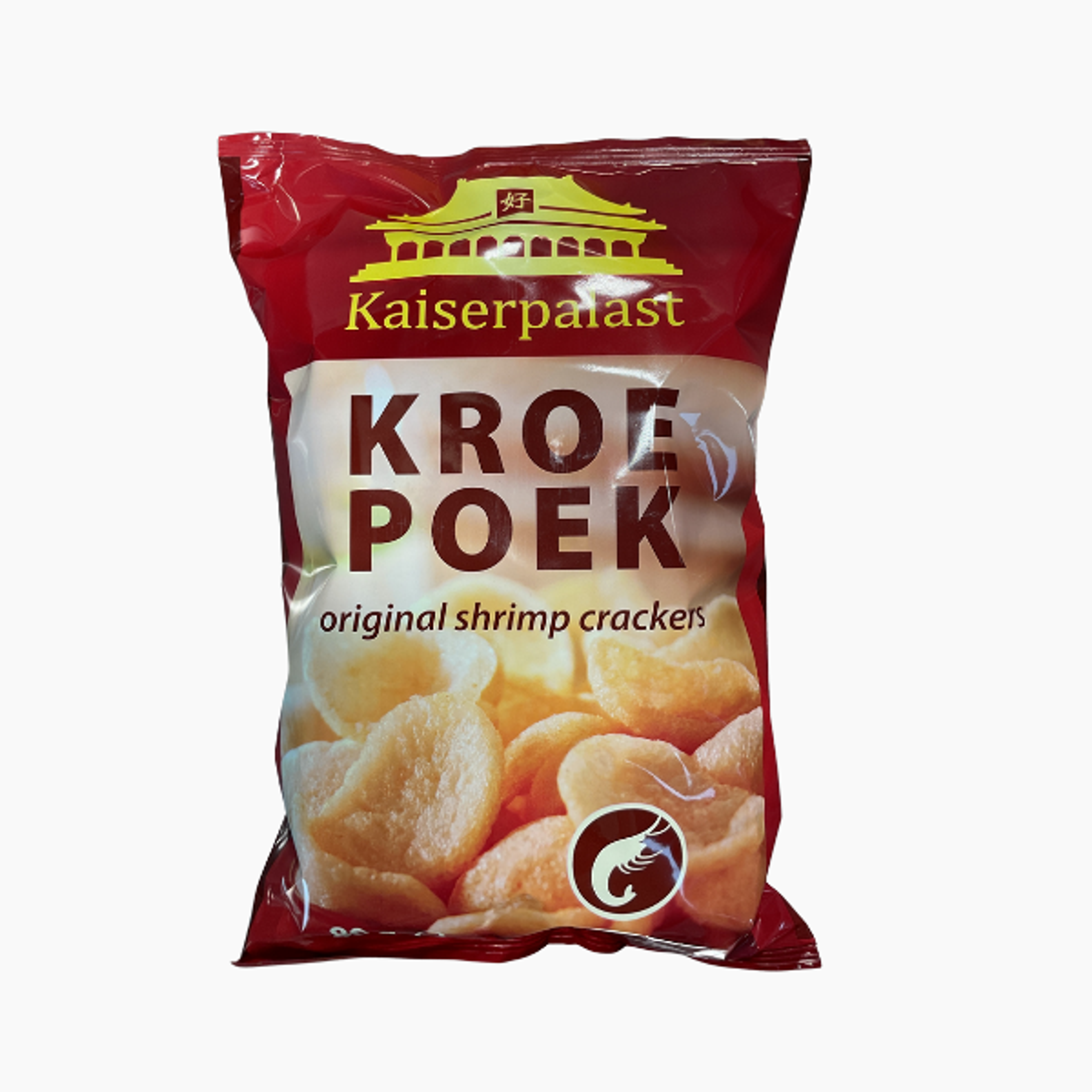KAISERPALAST Kroepoek Original Shrimp Crackers 80 g | Knusprige Garnelenchips – leicht & salzig