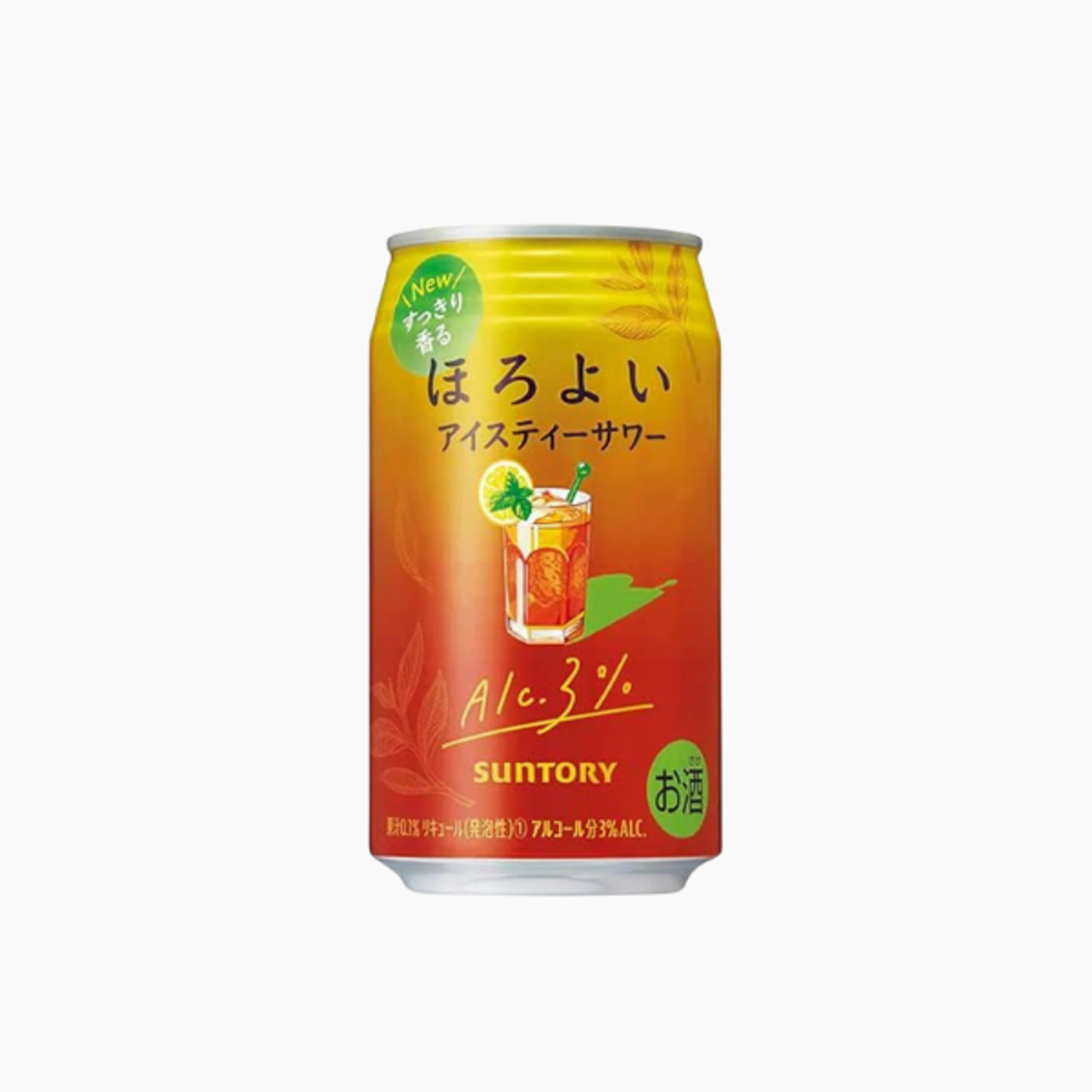 SUNTORY Horoyoi Lemon Tea 3% 350ml – Fruchtiger Zitronentee für entspannte Momente