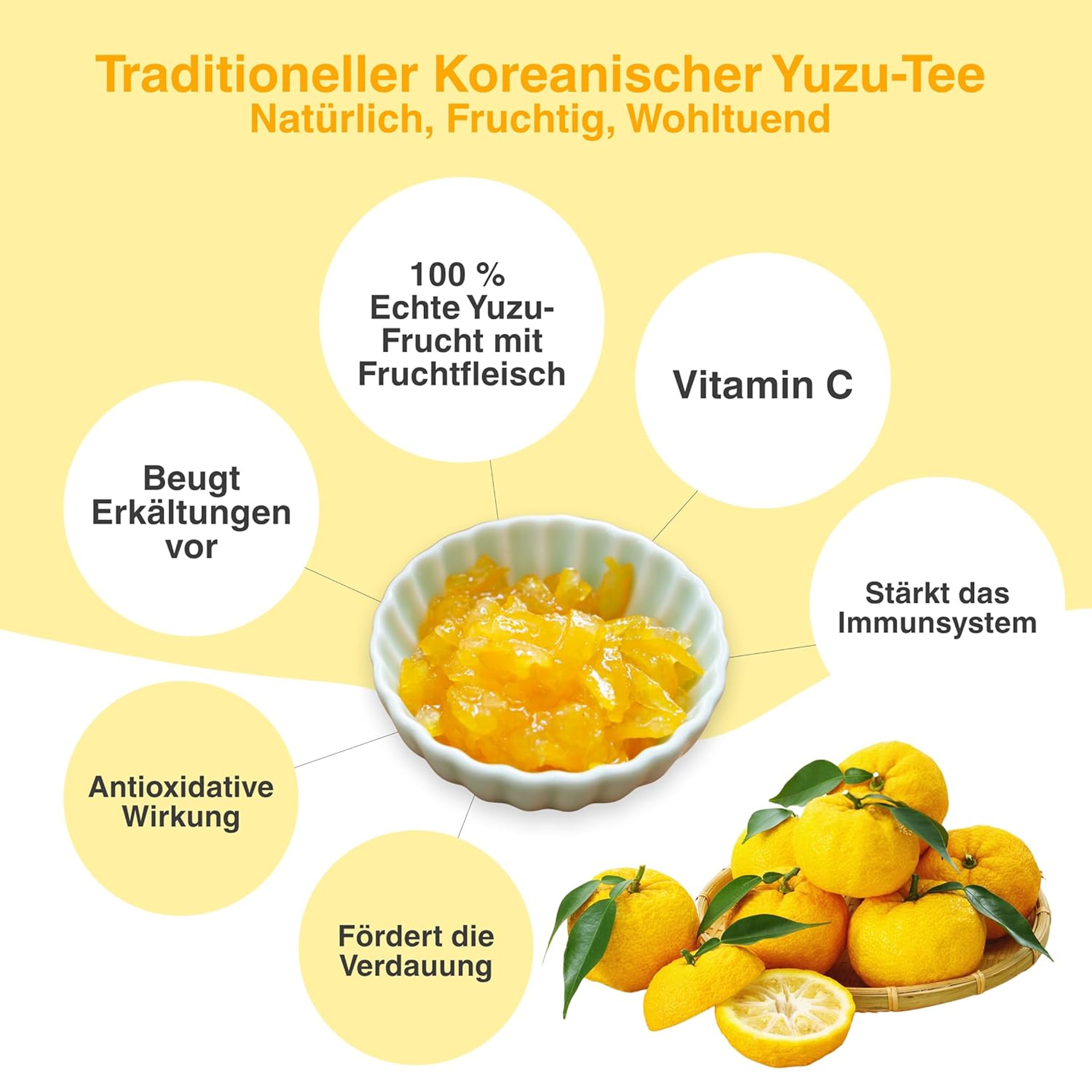 EasyCookAsia Korean Yuzu Tea | Authentic Citron Marmalade Tea from Korea